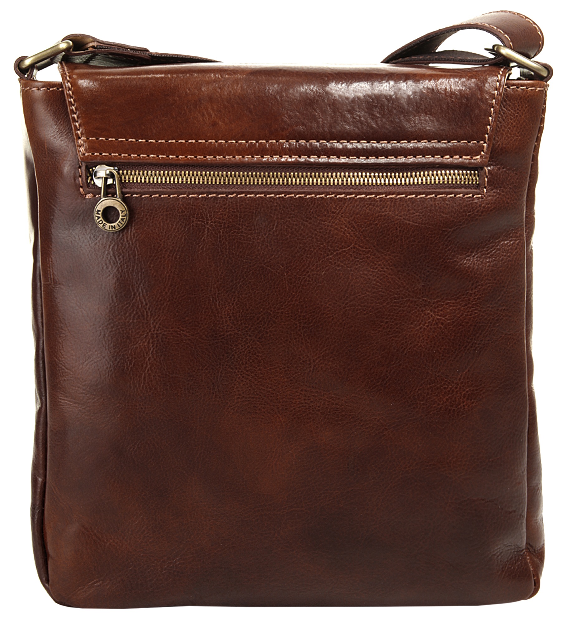 Piké Umhängetasche, echt Leder, Made in Italy
