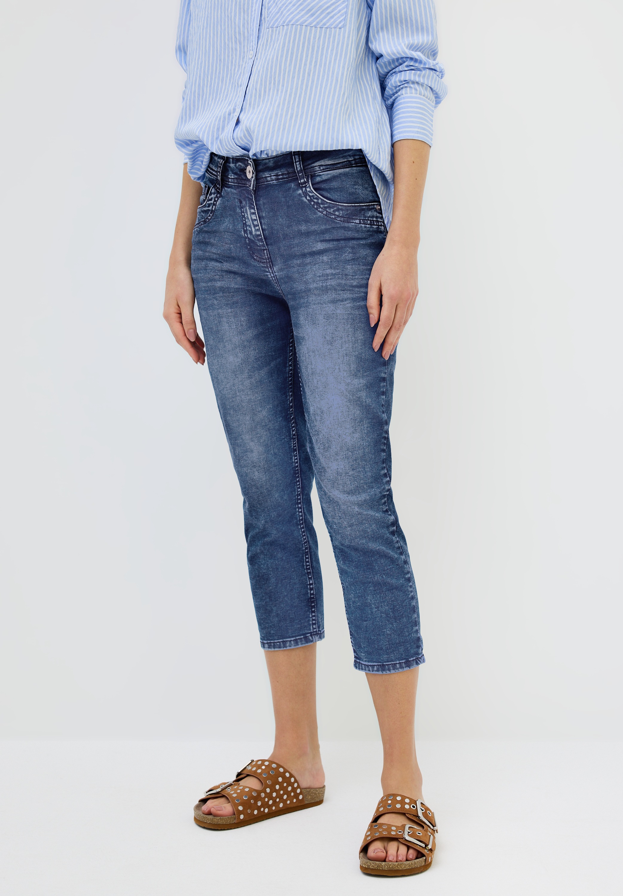 Cecil Slim-fit-Jeans, High Waist günstig online kaufen