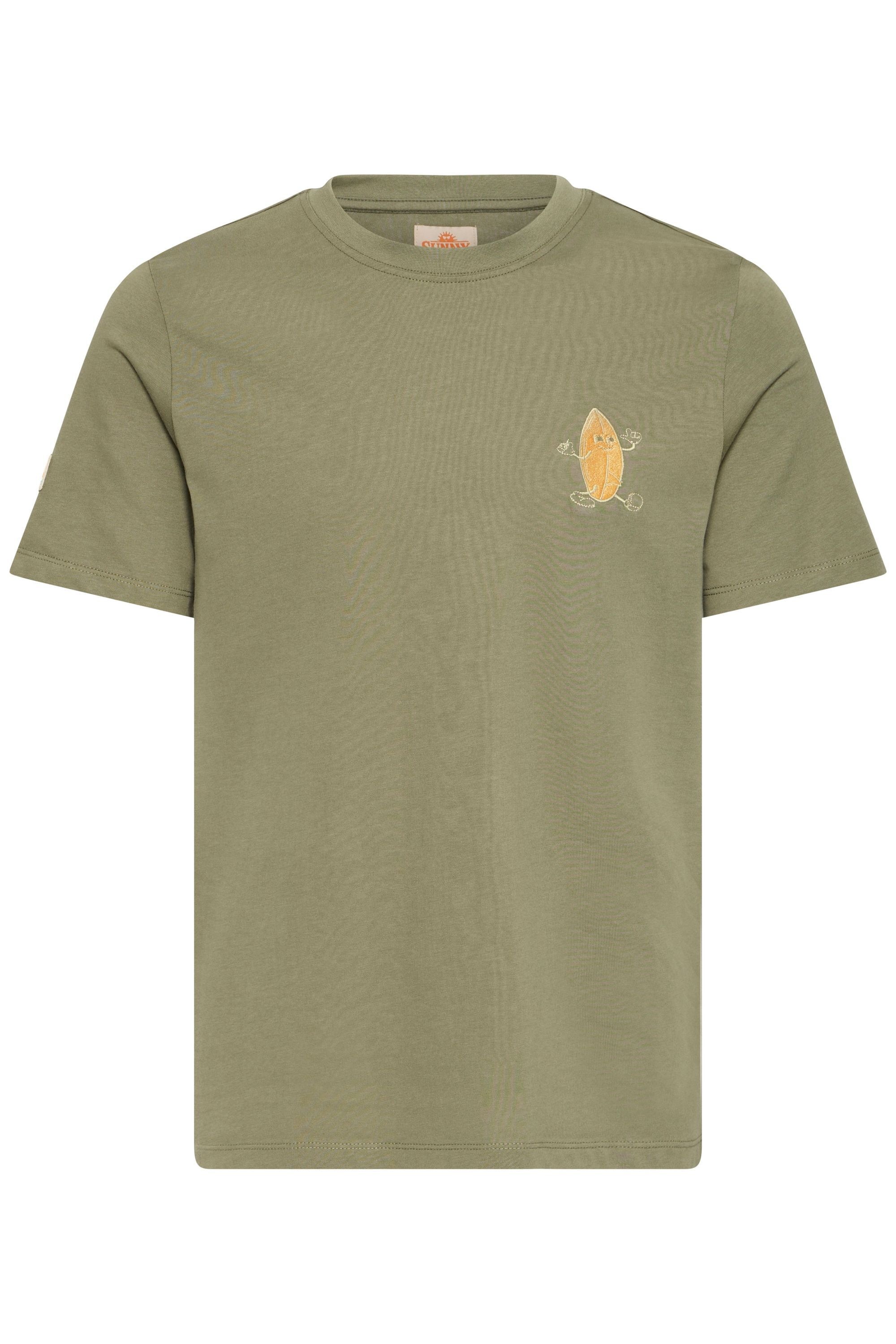 Blend Rundhalsshirt »BHSun« Klassisches T-Shirt mit kleinem Print