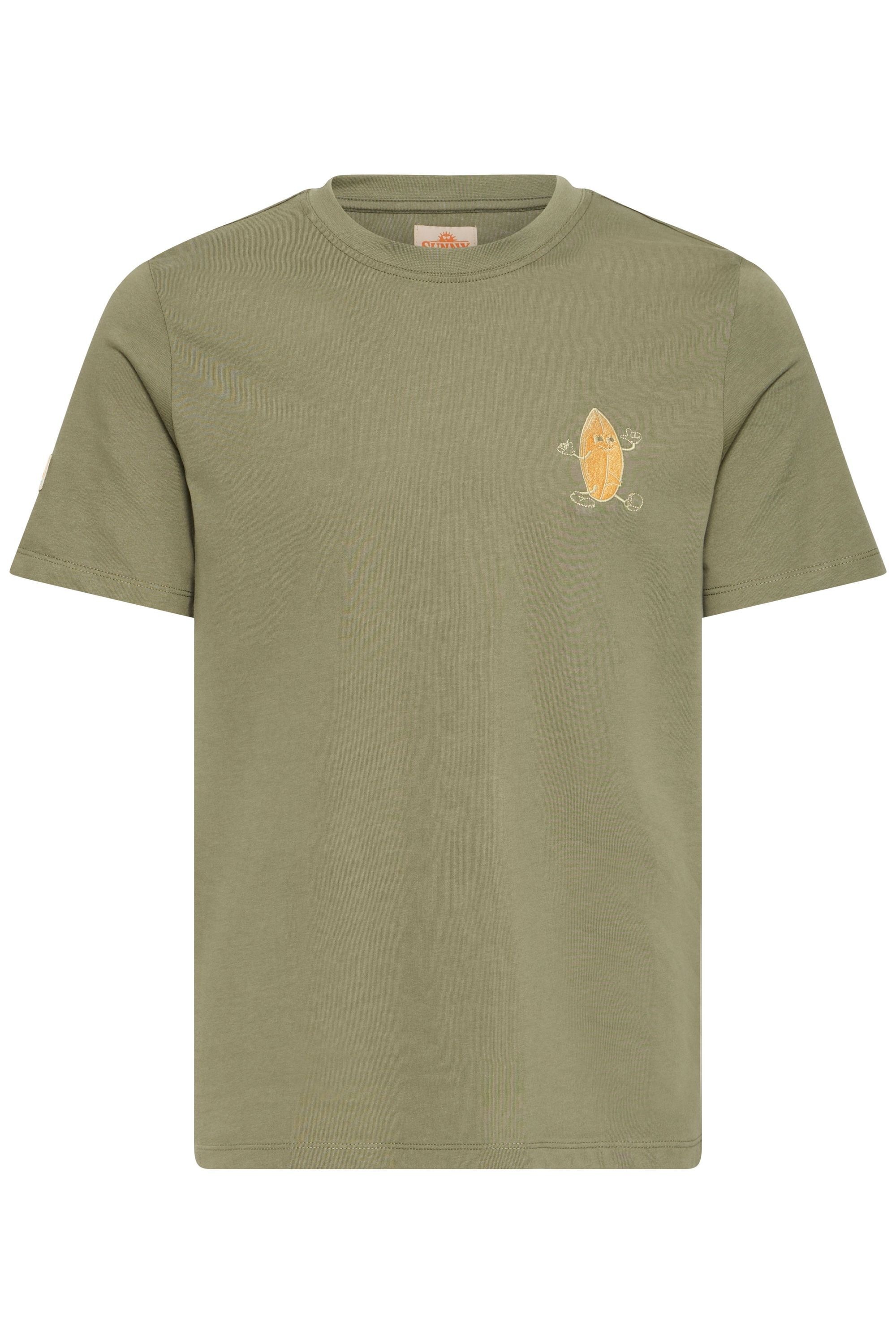 Blend Rundhalsshirt "BHSun" Klassisches T-Shirt mit kleinem Print günstig online kaufen