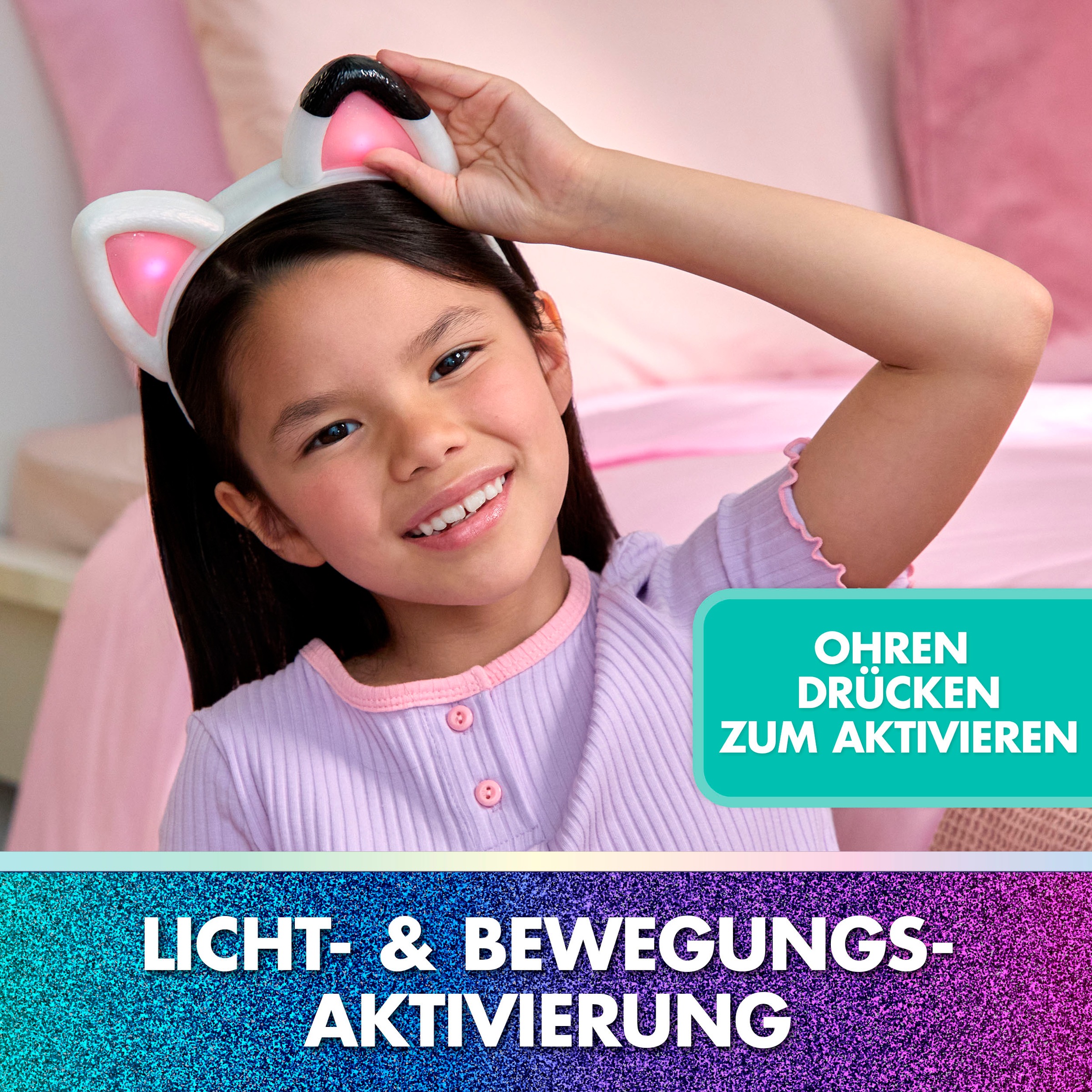 Spin Master Kreativset »Gabby’s Dollhouse: Der Film –  Miau-tastischer Katzenohren-Haarreif« interaktiv; mit Licht und Sound