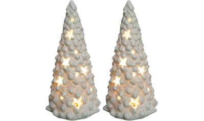 Creativ light LED Baum »Weihnachtsdeko«, 2 St., 2er Set, aus Keramik, mit 6h... kaufen