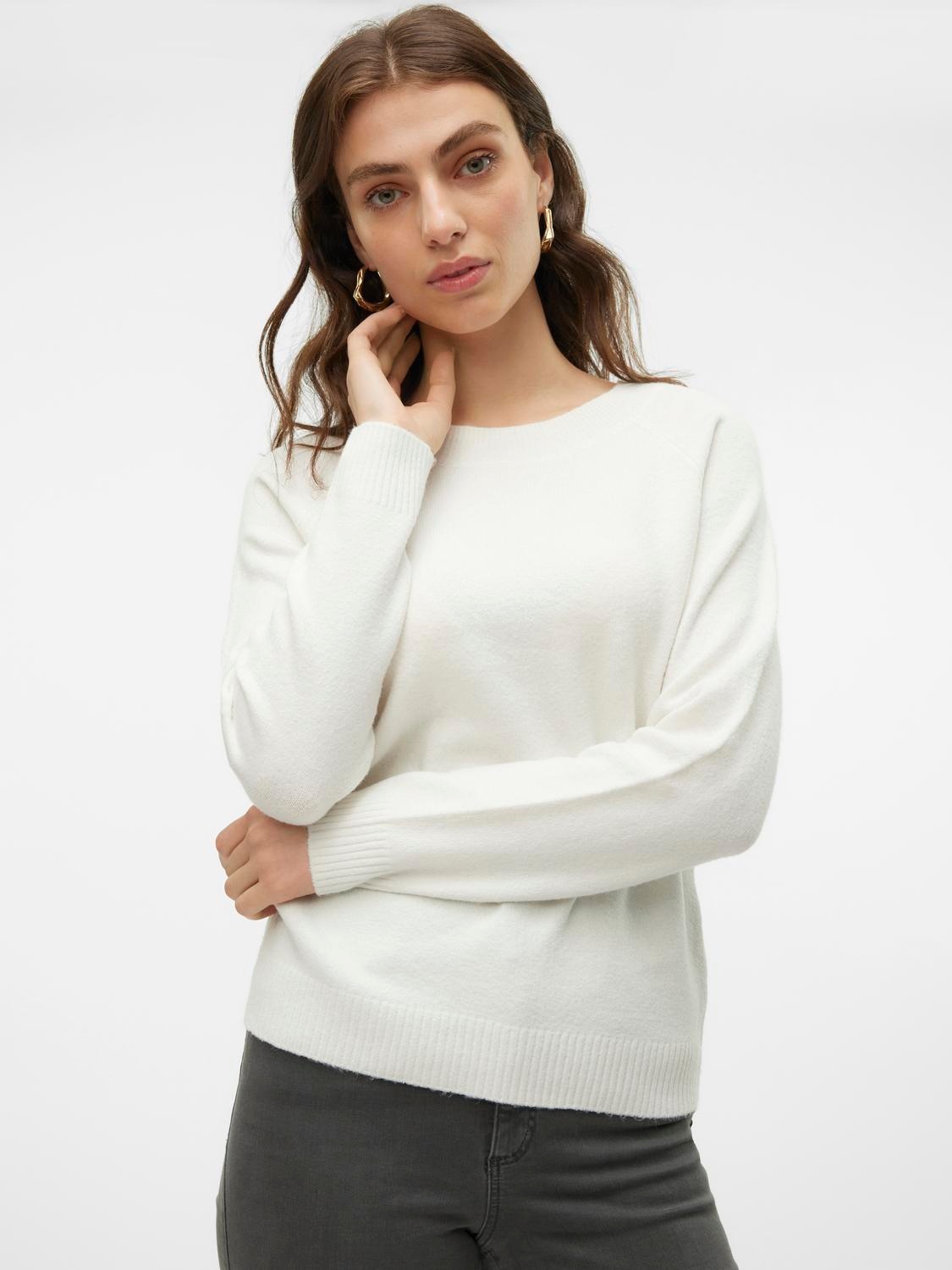 Vero Moda Rundhalspullover »VMDOFFY LS O-NECK BLOUSE GA NOOS«