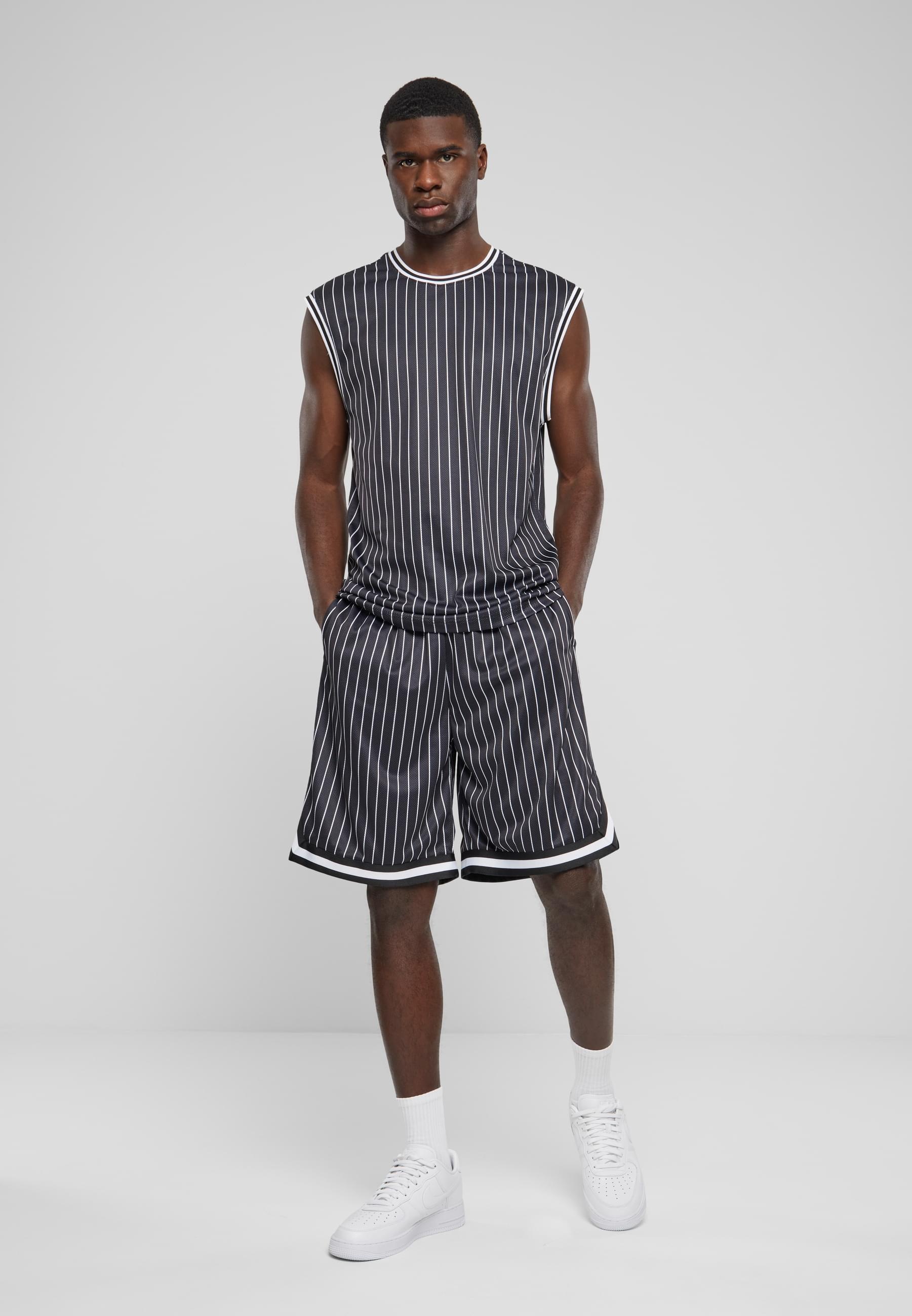 URBAN CLASSICS Tanktop »Urban Classics Striped Mesh Tanktop«, (1 tlg.)