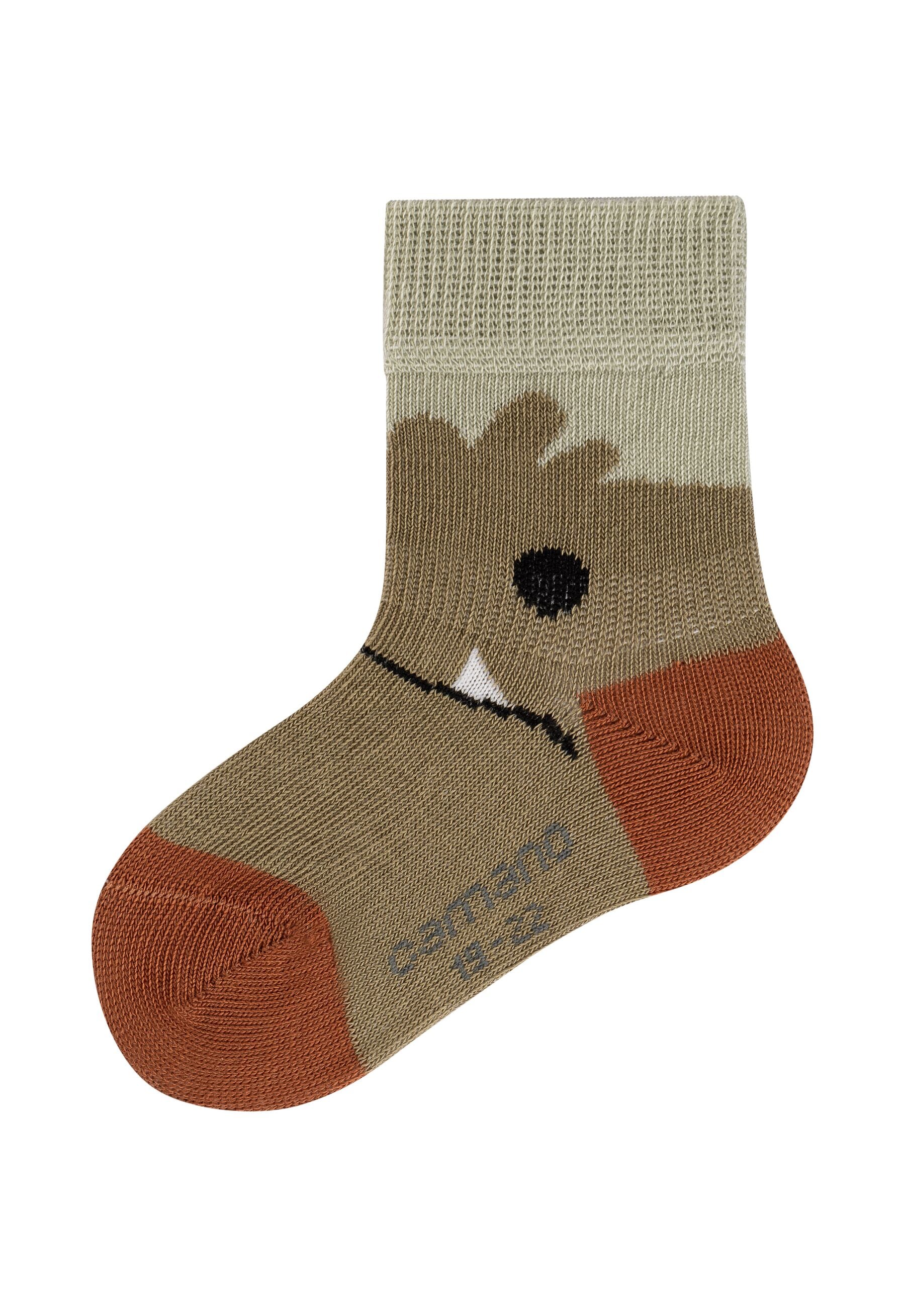 Camano Socken »Babysocken ca-soft 8er Pack«, 8er Pack Aus OCS zertifizierter Baumwolle, Ohne einengenden Gummibund