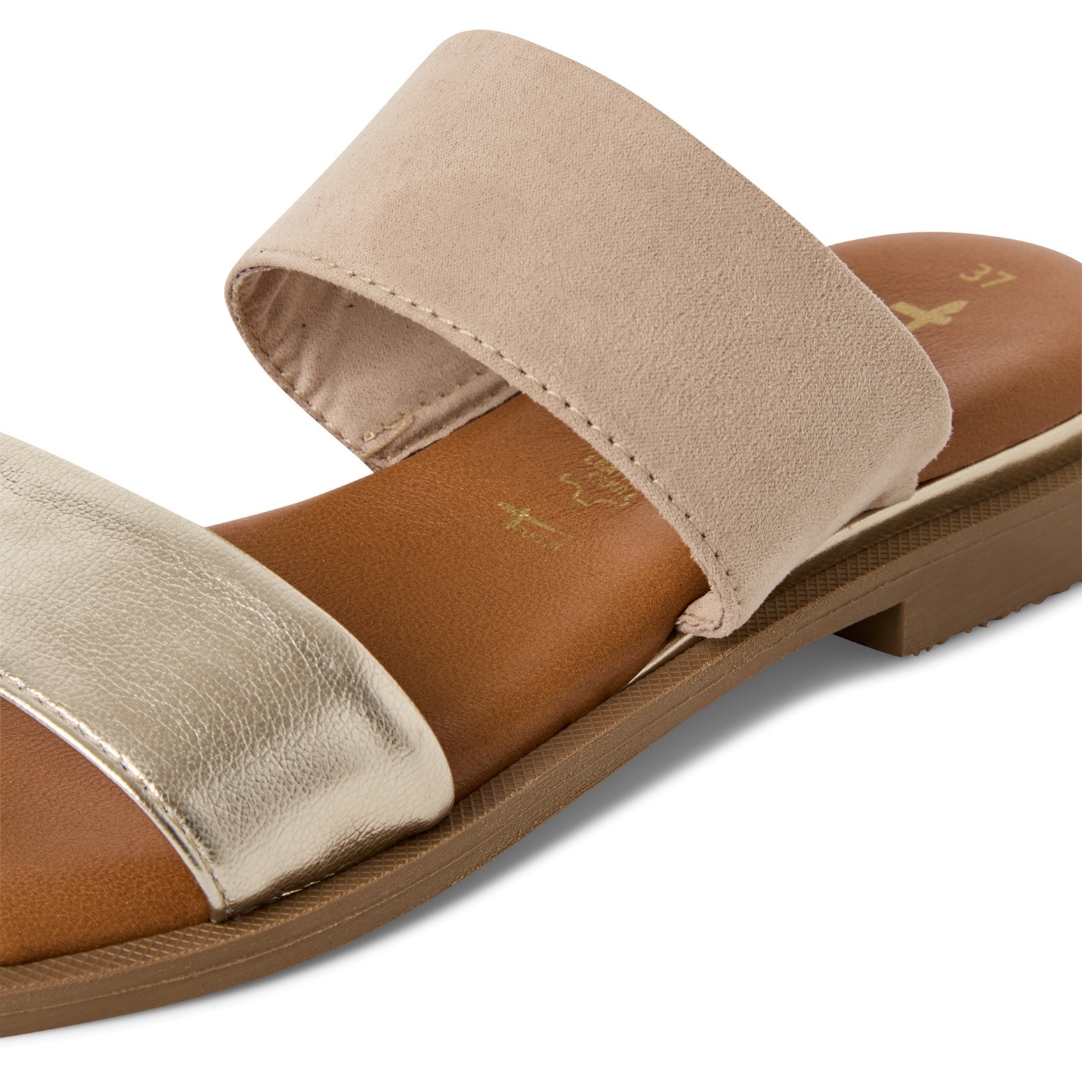Tamaris Pantolette, Blockabsatz, Sommerschuh, Schlupfschuh, Businesschuh mit Riemchen