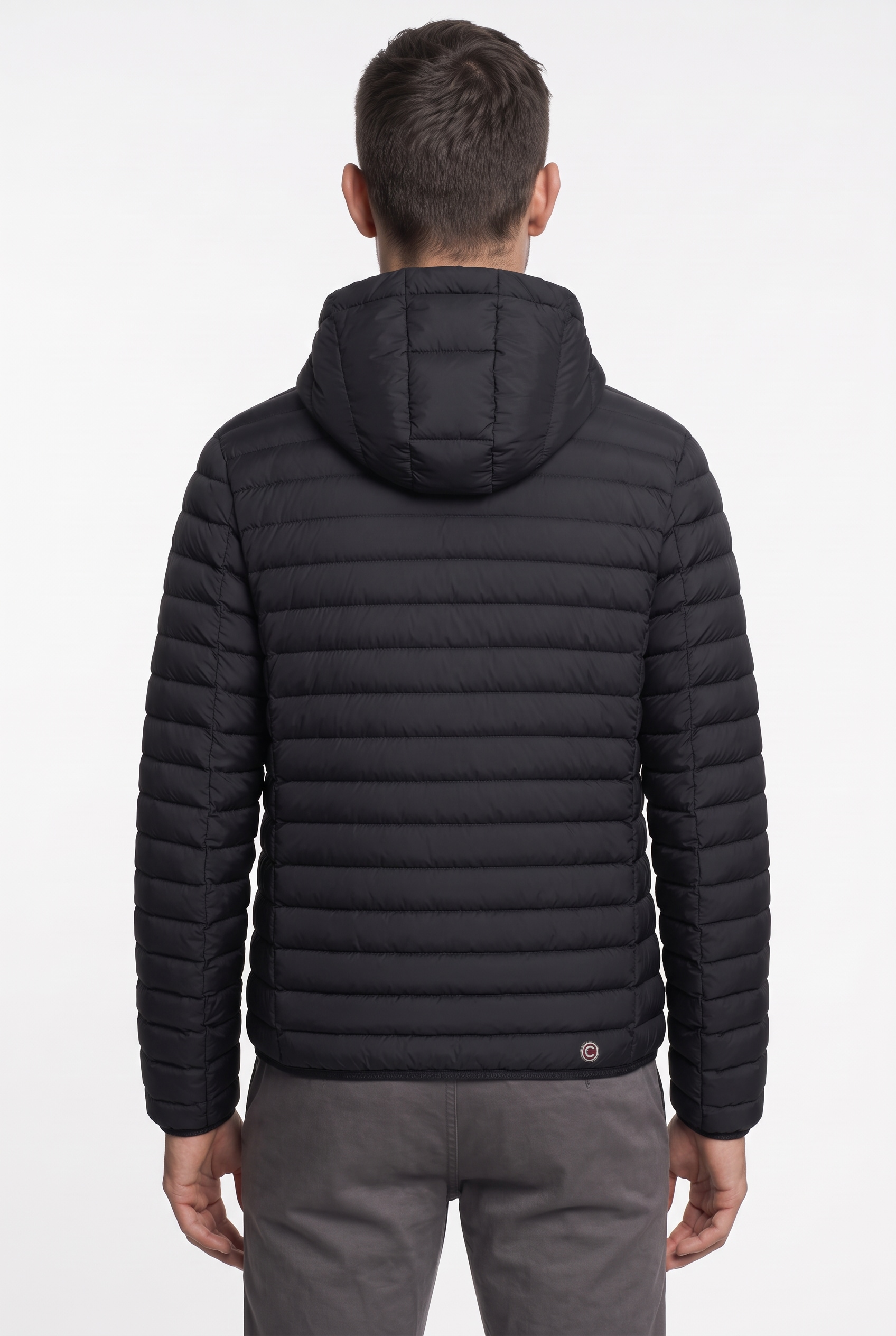 Colmar Leichtdaunenjacke mit Kapuze Zwei-Wege-Reißverschluss, Druckknopf an der Kapuze, Regular Fit