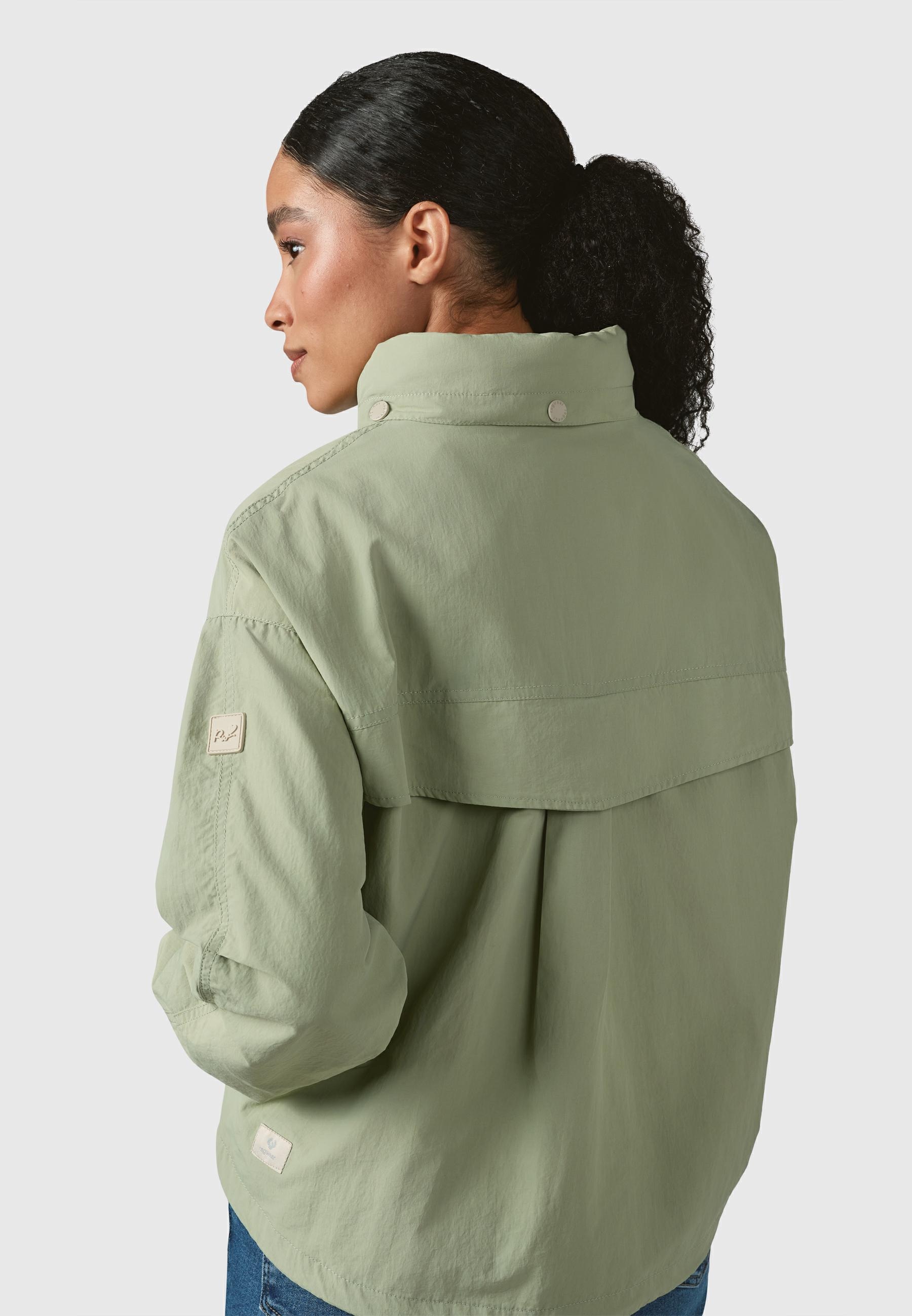 Ragwear Outdoorjacke »Cerys«, mit Kapuze, kurze Damen Übergangsjacke mit verstaubarer Kapuze
