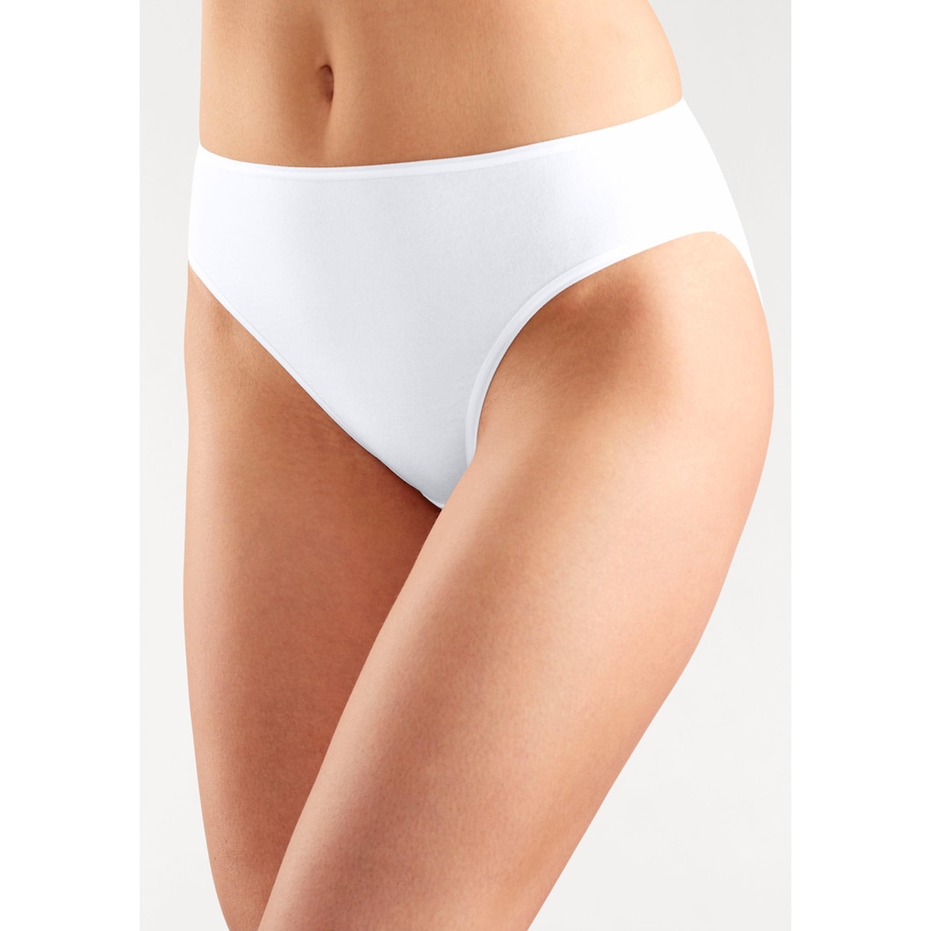 petite fleur Bikinislip, (Packung, 10 St.), aus elastischer Baumwolle