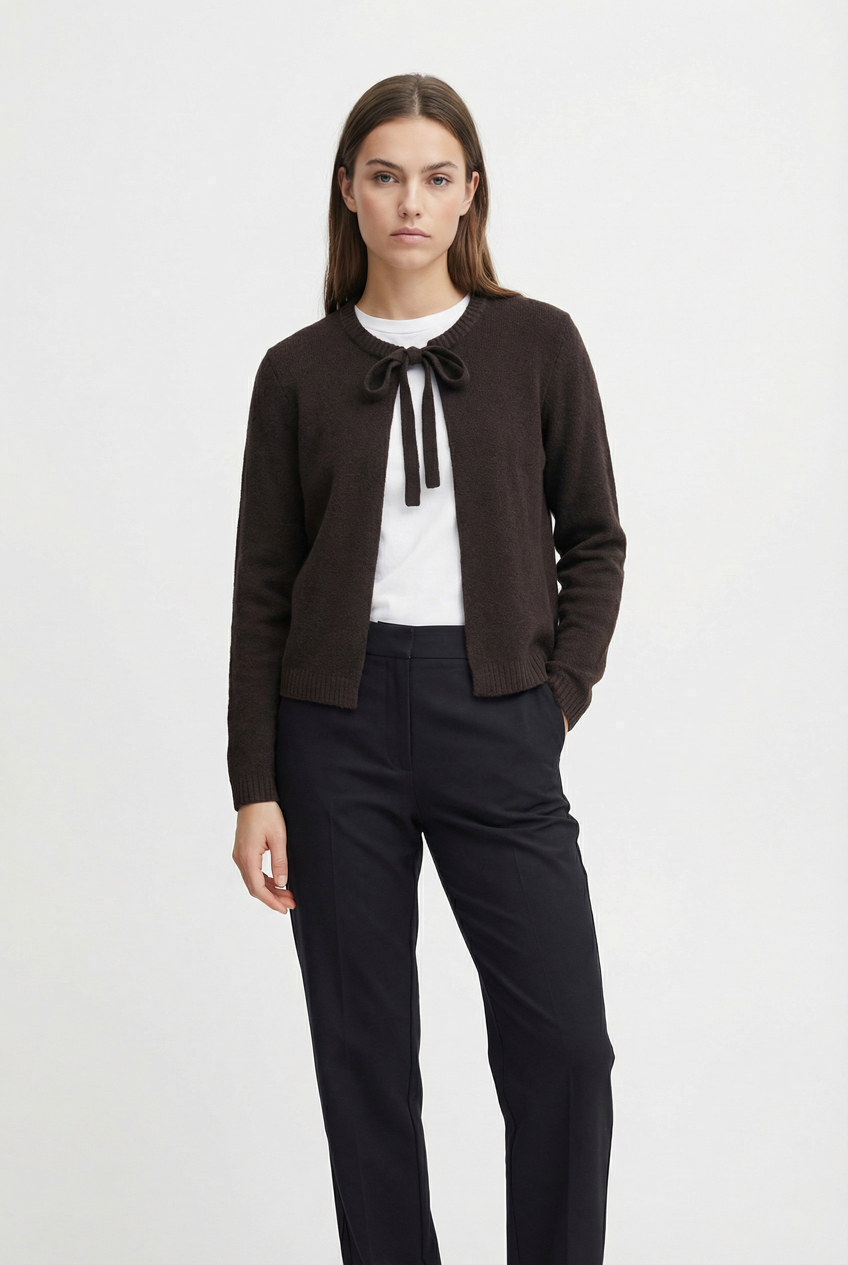 ONLY Strickjacke "ONLJESSIE LS ONE STRING CARDIGA KNT" günstig online kaufen