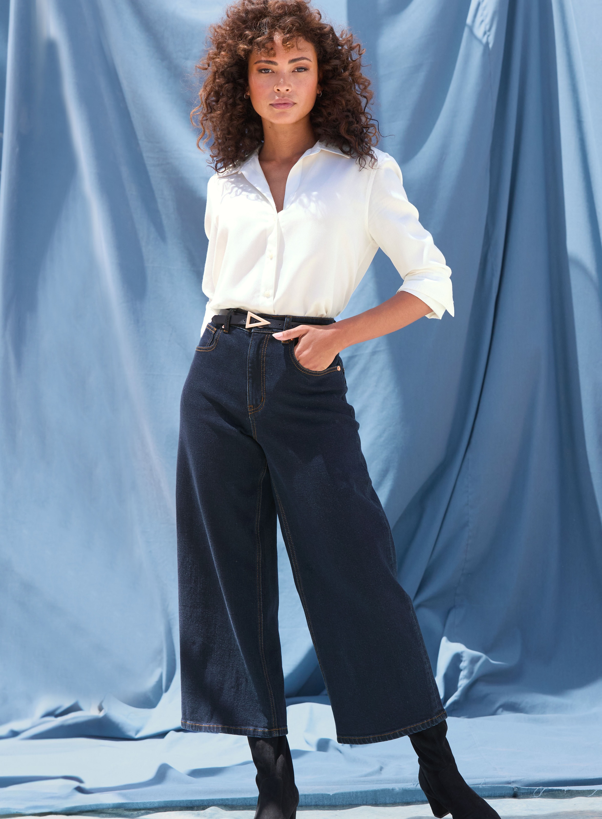 LASCANA Hemdbluse, aus Lyocellqualität