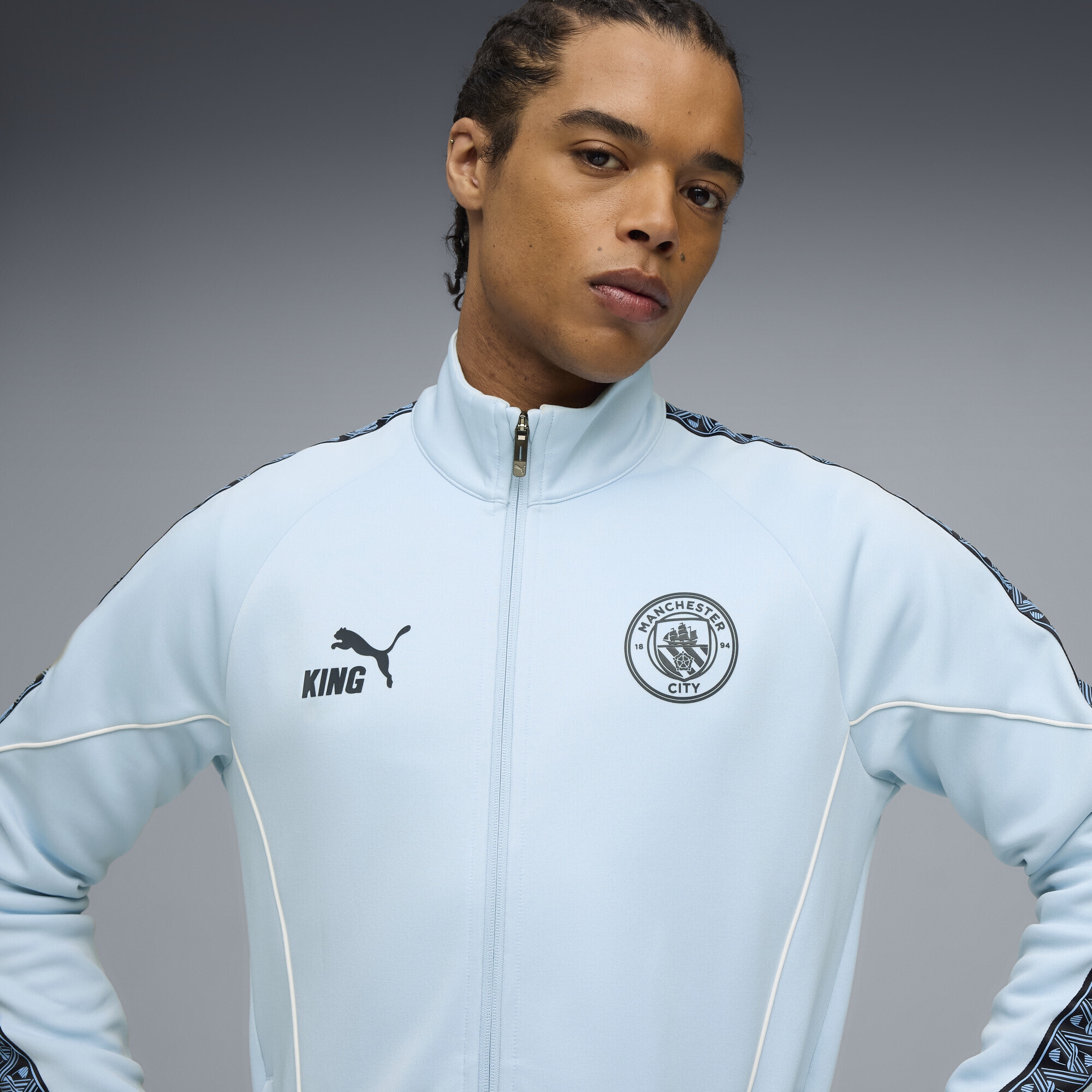 PUMA Sweatjacke »Manchester City KING Anthem Jacke Herren«