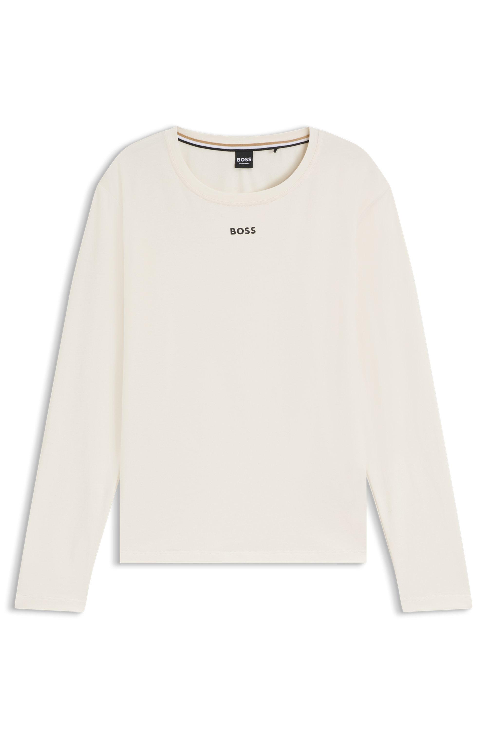 BOSS Langarmshirt mit Rundhalsausschnitt günstig online kaufen