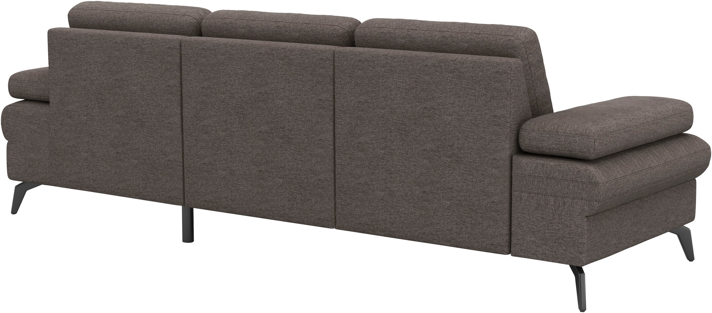 sit&more Ecksofa »Morris Jubi, L-Form«, inkl. Armteilfunktion und 1 Zierkissen, wahlweise mit Bettfunktion