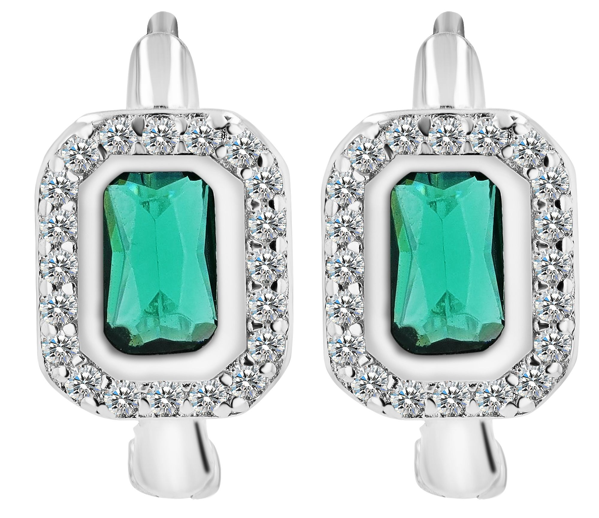 Adelia´s Klappcreolen "Damen Ohrringe – Klappcreole aus 925 Silber mit Zirk günstig online kaufen