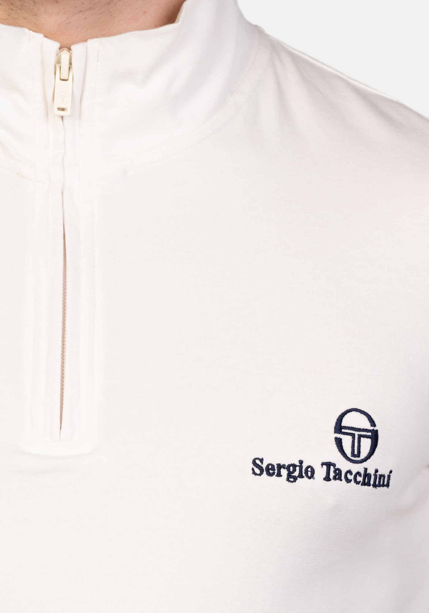 Sergio Tacchini Sweatshirt »DAYTONE HIGH NECK TOP _ Herren«, Langarmshirt Herren, leichtes Sweatshirt, T-Shirt lang, Outdoor, Sale
