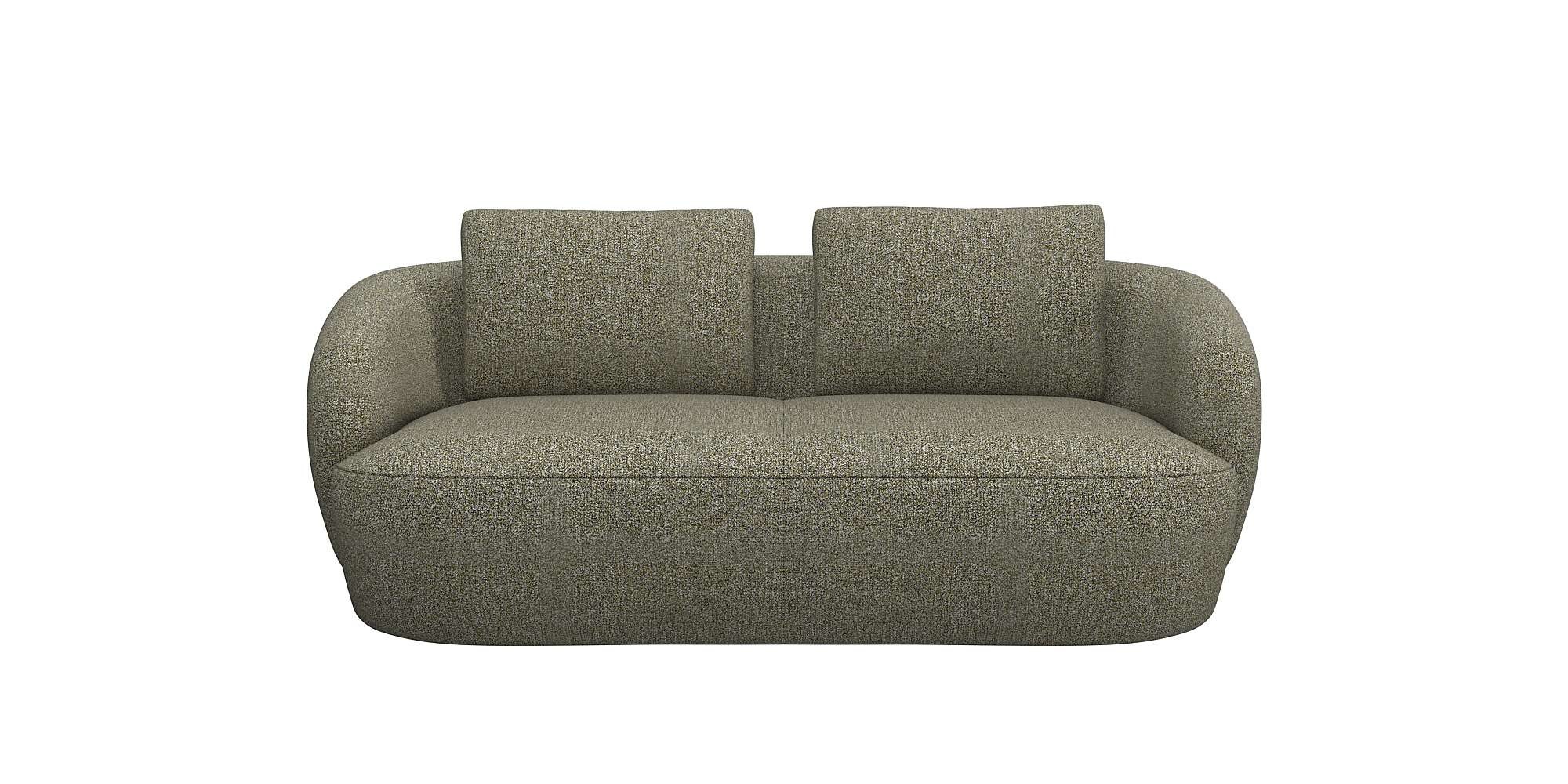 FLEXLUX "Torino, rund, Couch, Loveseat," Modernes, organisches Sofa-Design, günstig online kaufen