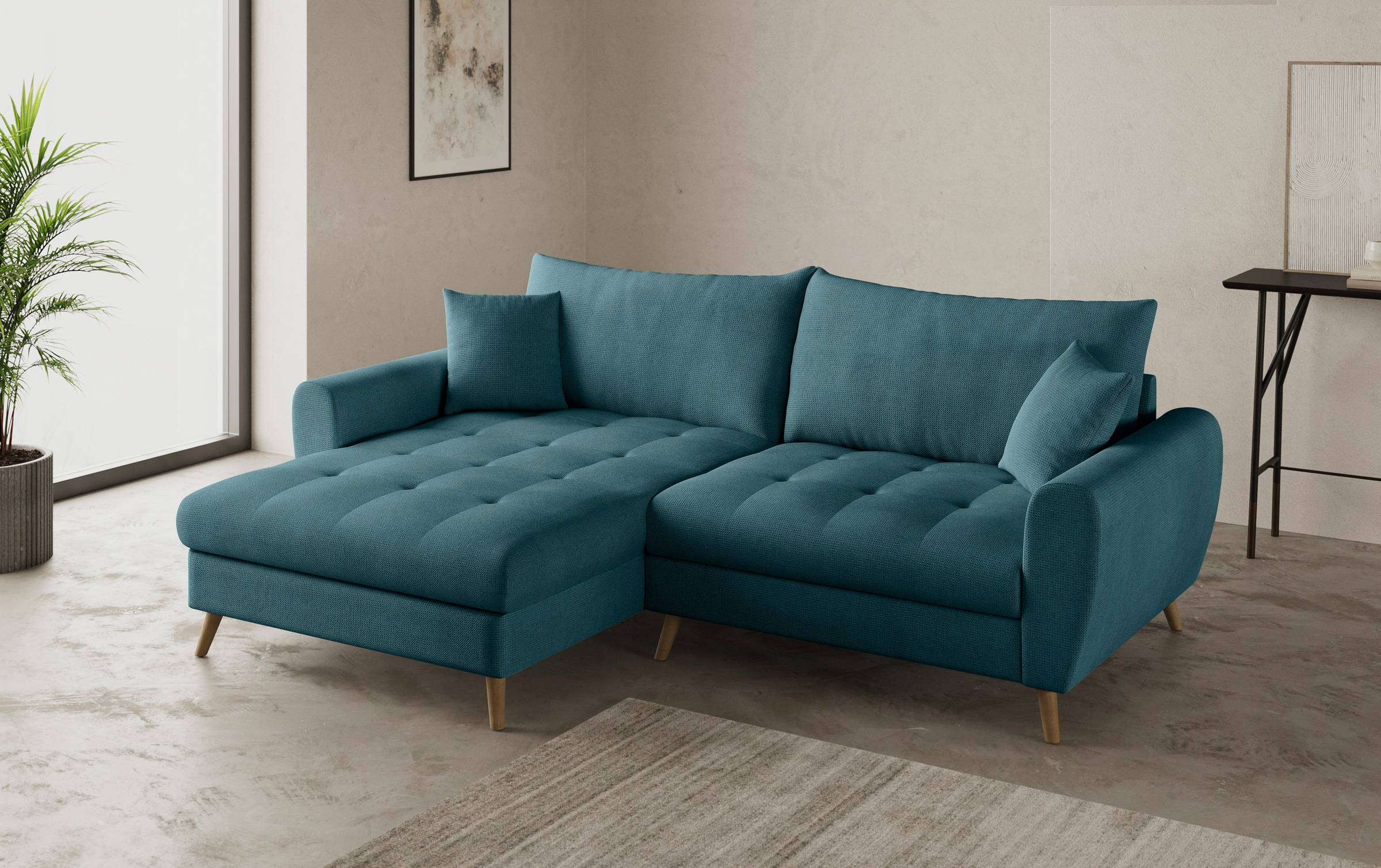 Mr. Couch Ecksofa "Blackburn II L-Form", Wahlweise mit Kaltschaumpolsterung günstig online kaufen