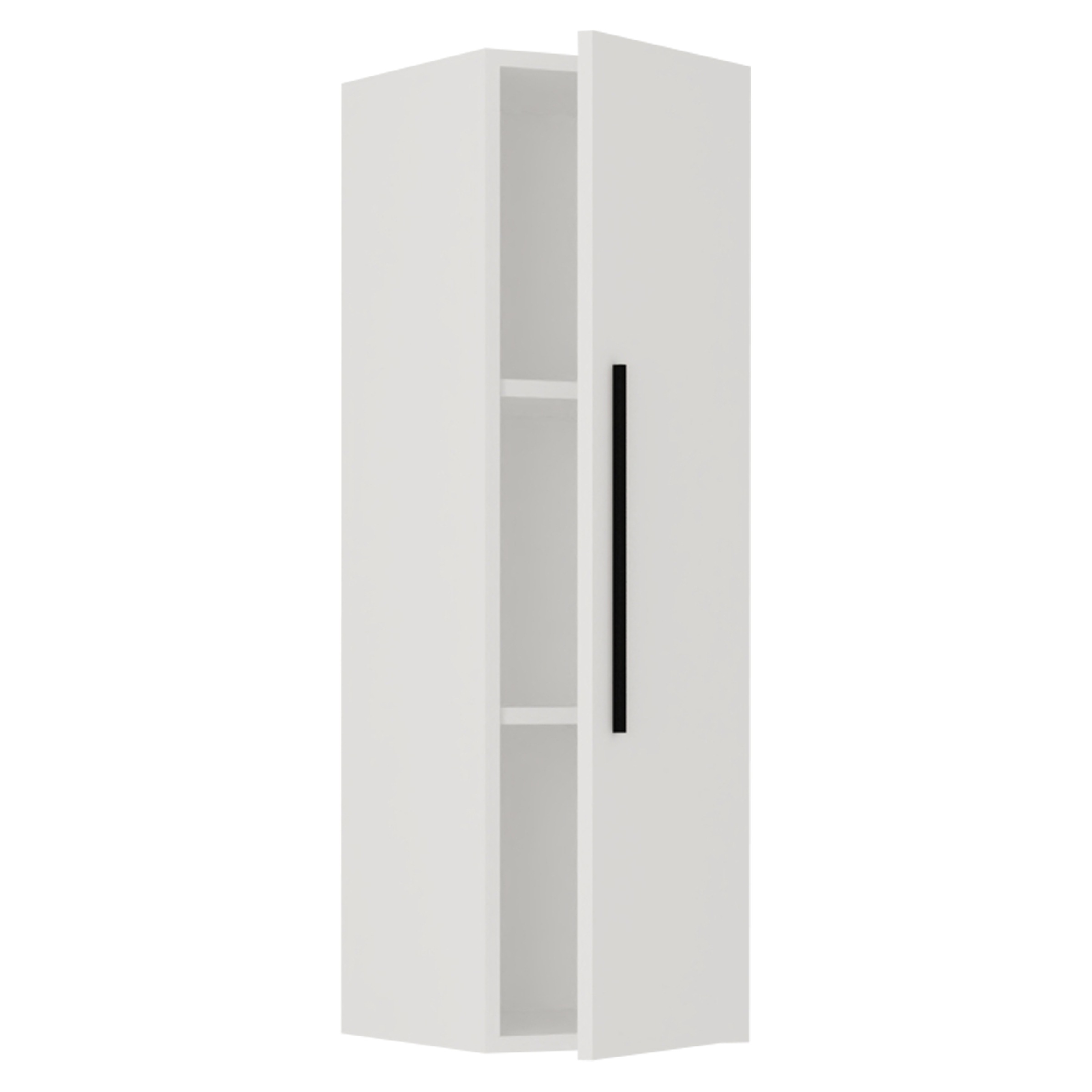 Wandregal VCM, B:30cm T:30cmweiß, Wohnzimmer, Regale, "Holz Wandregal Wandschrank Klappschrank Arila LS"