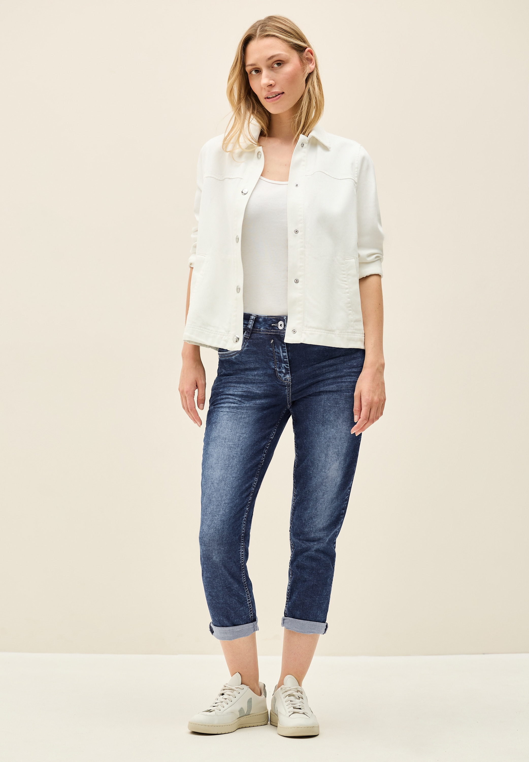 Cecil Comfort-fit-Jeans, Middle Waist