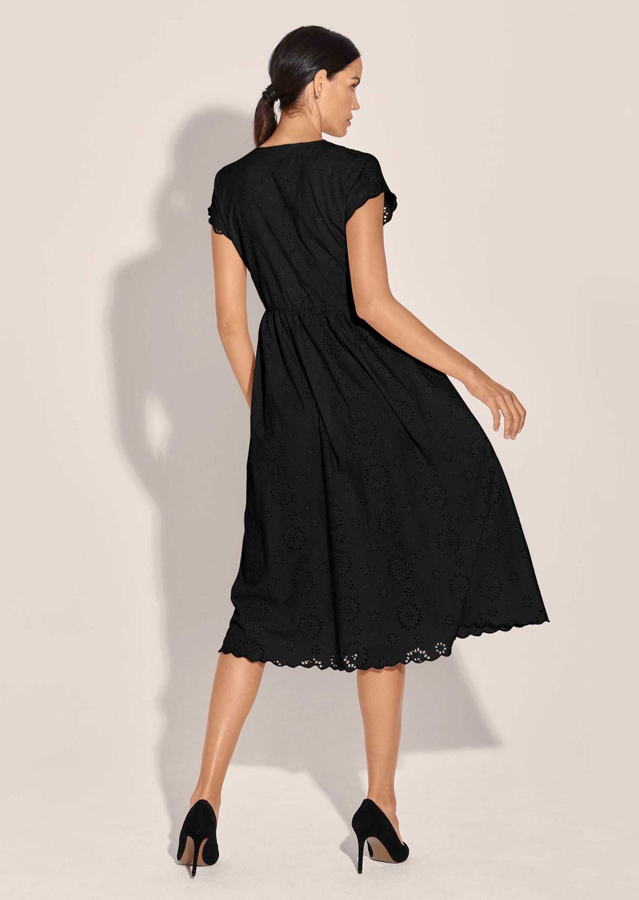 MADELEINE Midikleid »Spitzenkleid Spitzenkleid mit kurzen Ärmeln und weitem Rock«