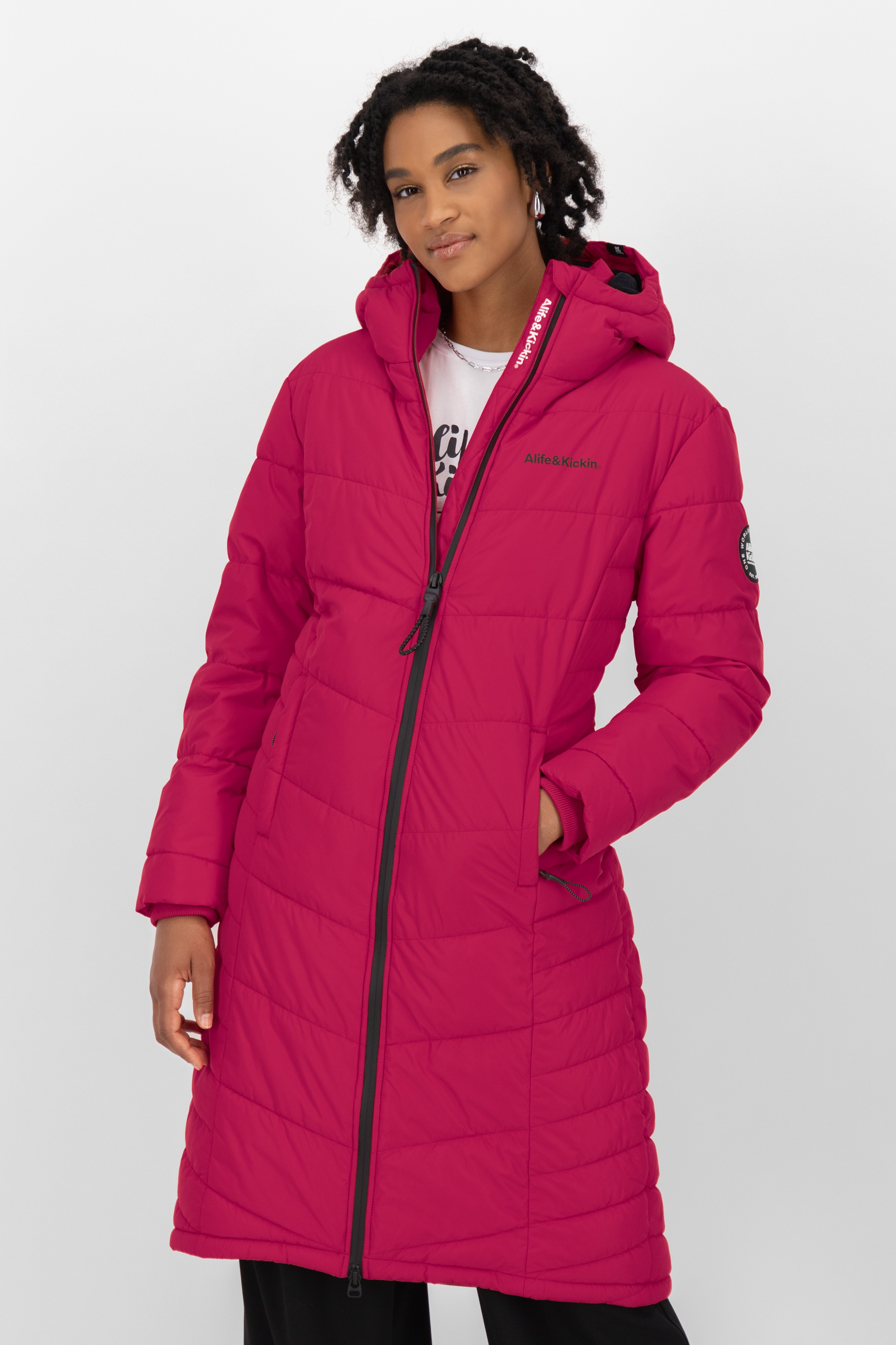 Alife & Kickin Winterjacke "Damen VedaAK A Parka", Leichter gefütterter Man günstig online kaufen
