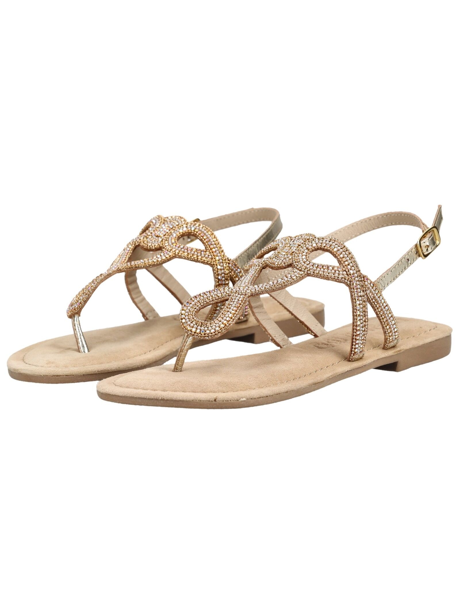 Lazamani Zehentrenner »Lazamani Sandalen Leder/Textil«