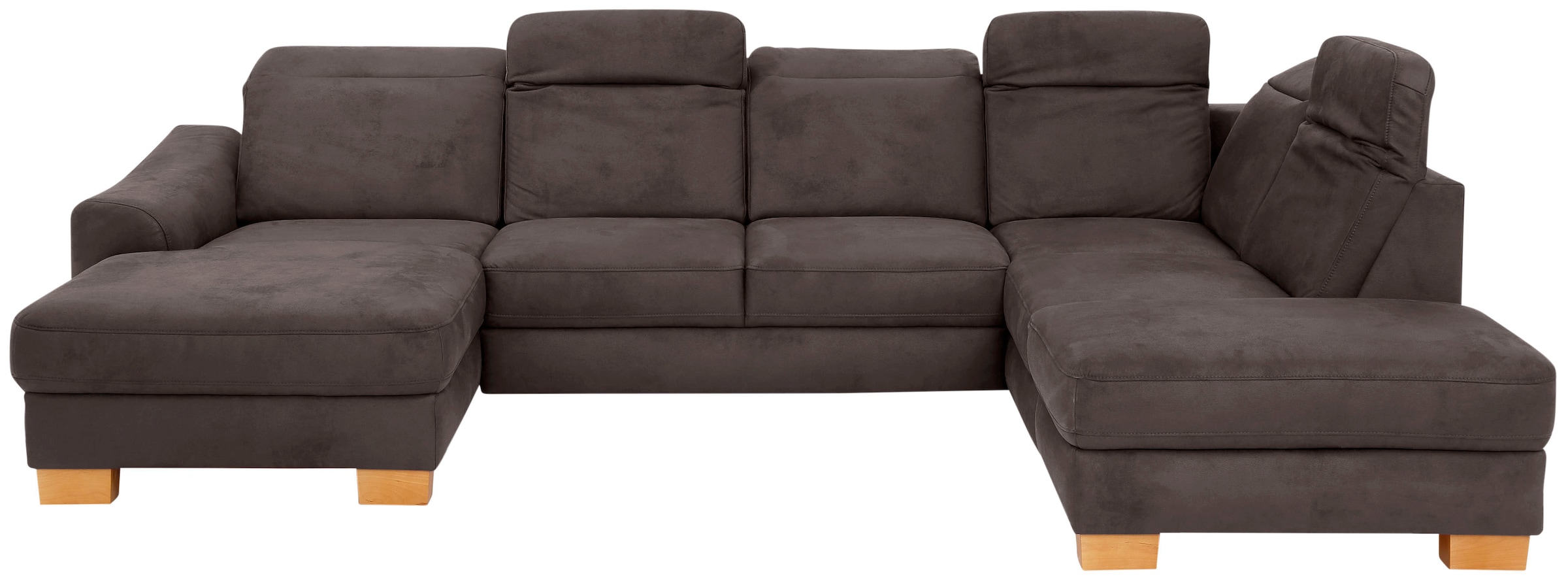 Home affaire Wohnlandschaft "Dundee U-Form" wahlweise mit Kopfteilverstellu günstig online kaufen