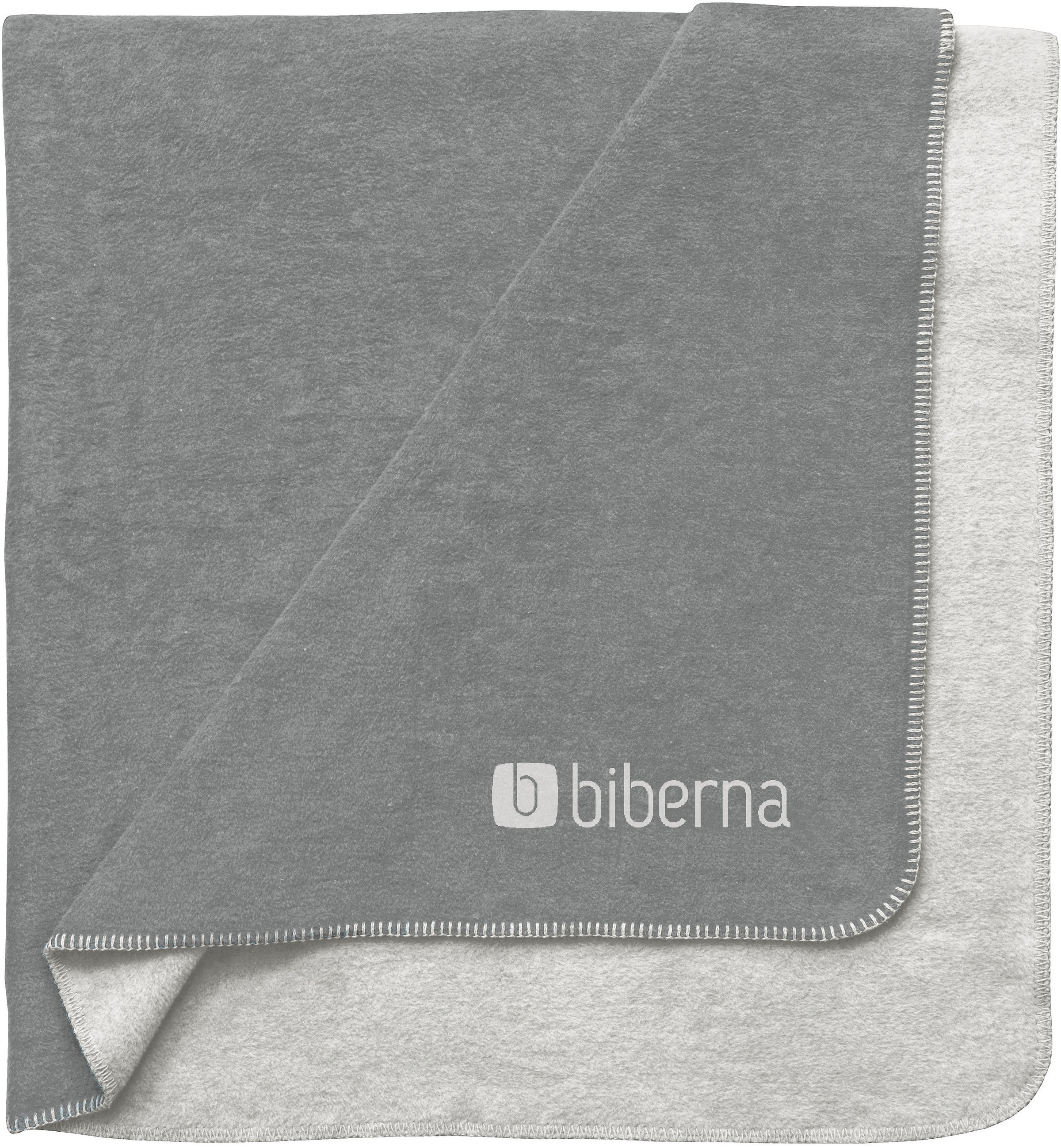 Biberna Wohndecke »Katrin«, wohlig warme Doubleface Decke mit Häkeleinfassung