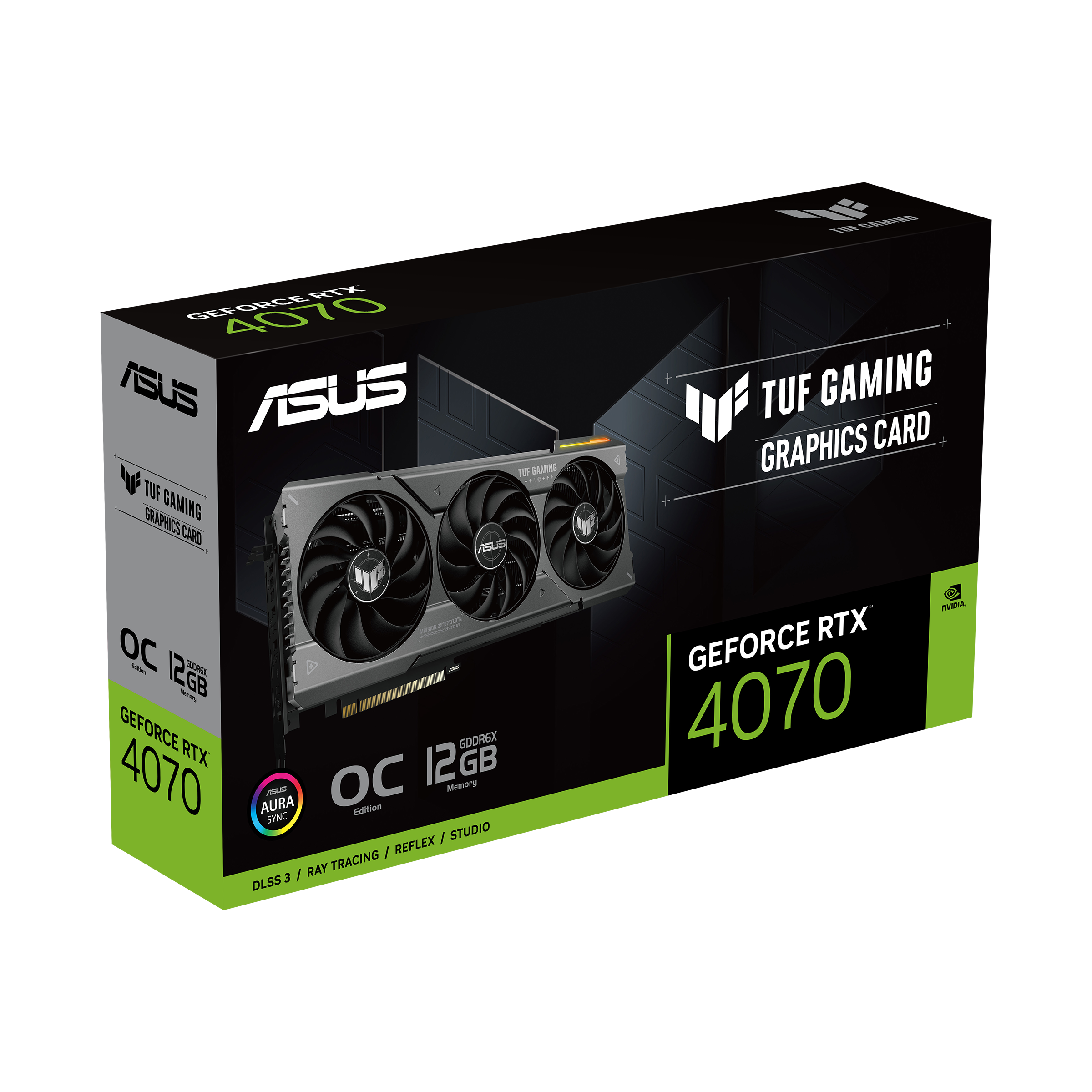 Asus Grafikkarte »TUF-RTX4070TI-O12G-GAMING«, 12 GB, GDDR6X