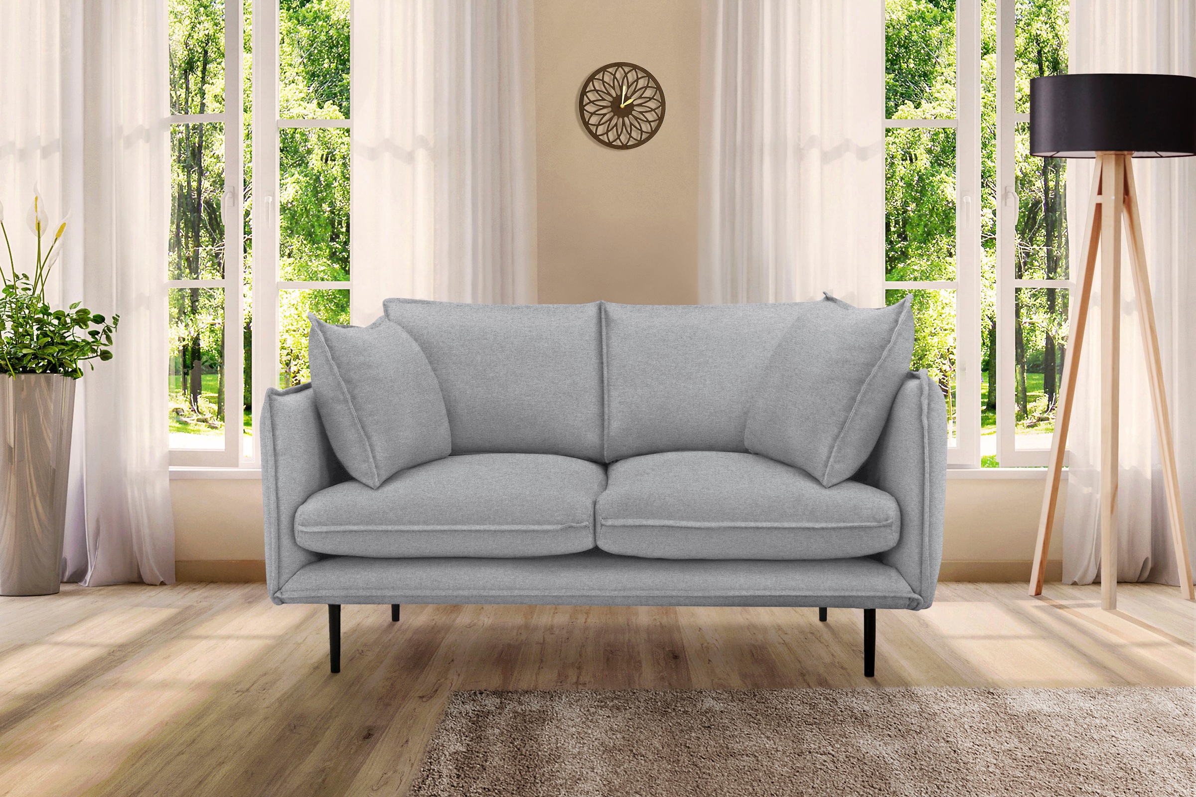 Home affaire 2-Sitzer "Somba" mit dickem Keder und eleganter Optik günstig online kaufen