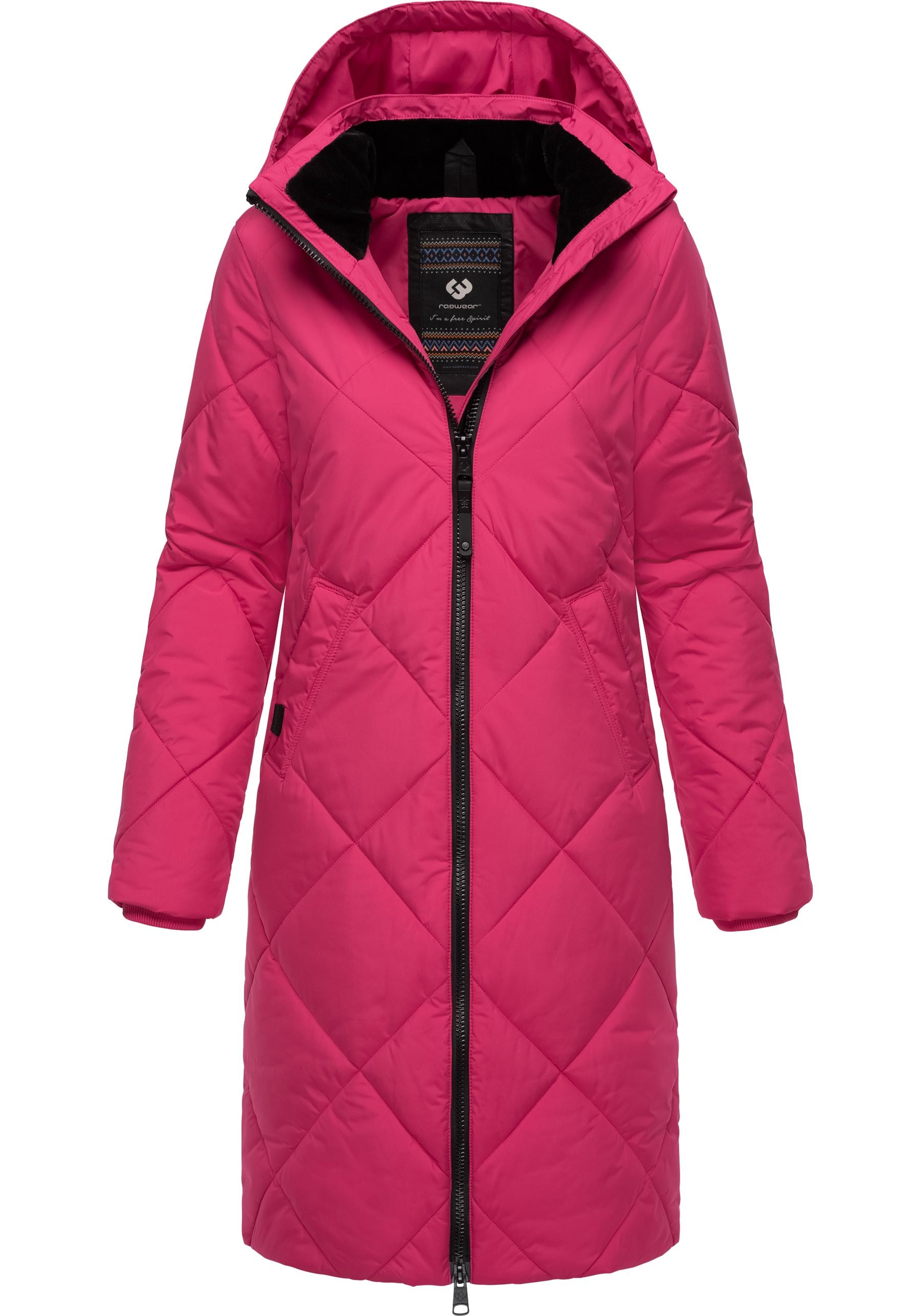 Ragwear Steppmantel »Rebela«, stylischer Winterparka mit abnehmbarer Kapuze