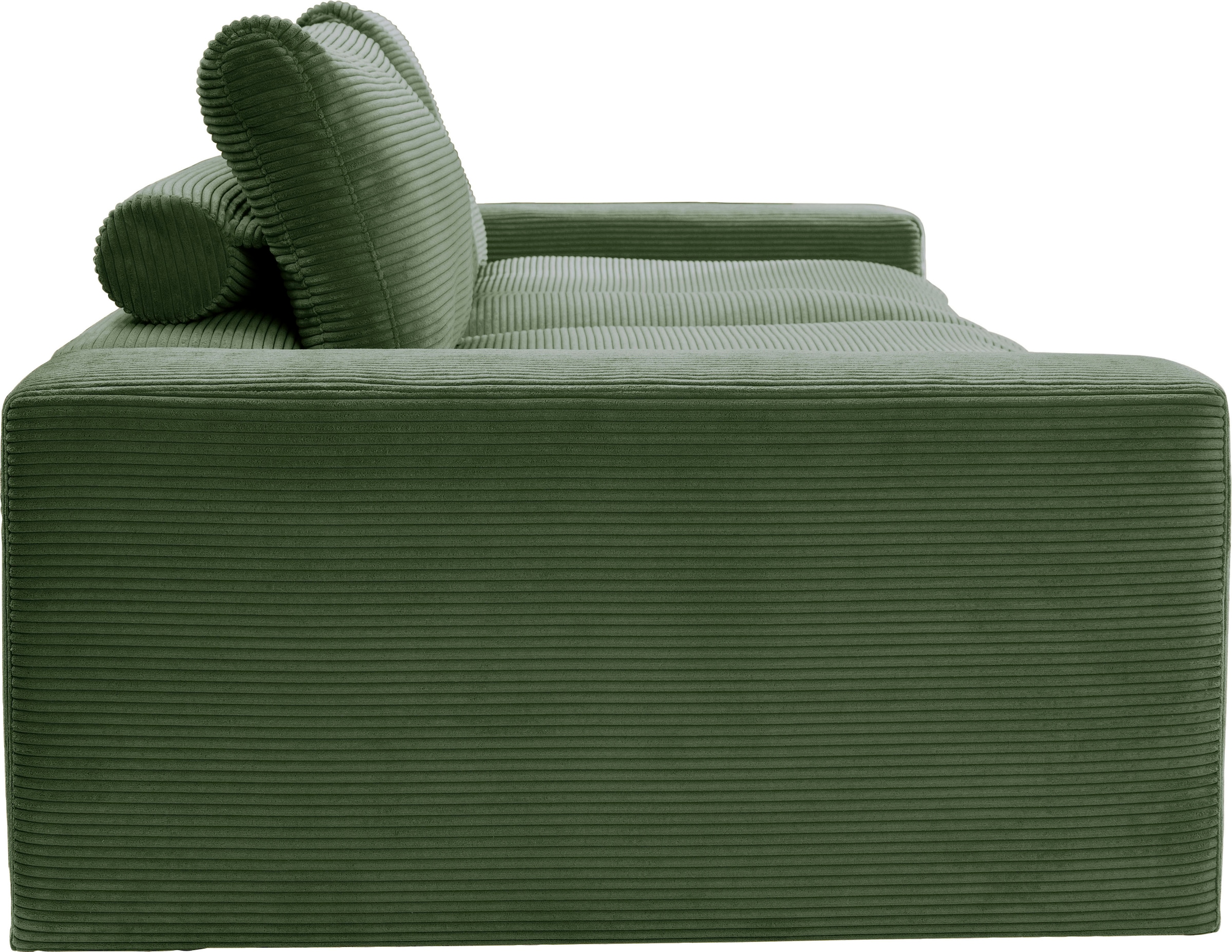alina Big-Sofa »Sandy«, 256 cm breit und 123 cm tief, in modernem Cordstoff