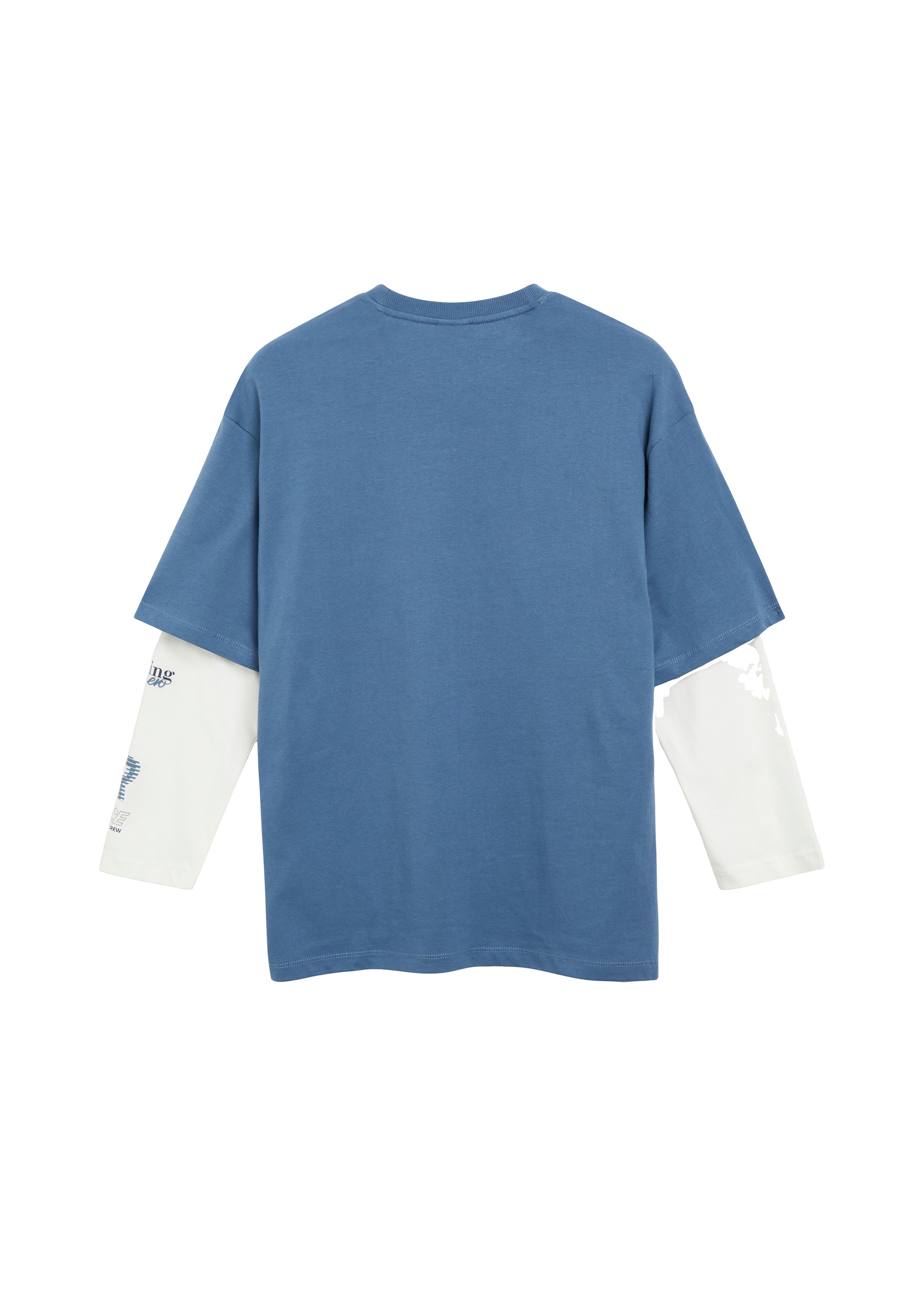 s.Oliver Junior Oversize-Shirt Oversize-Form im 2in1-Look
