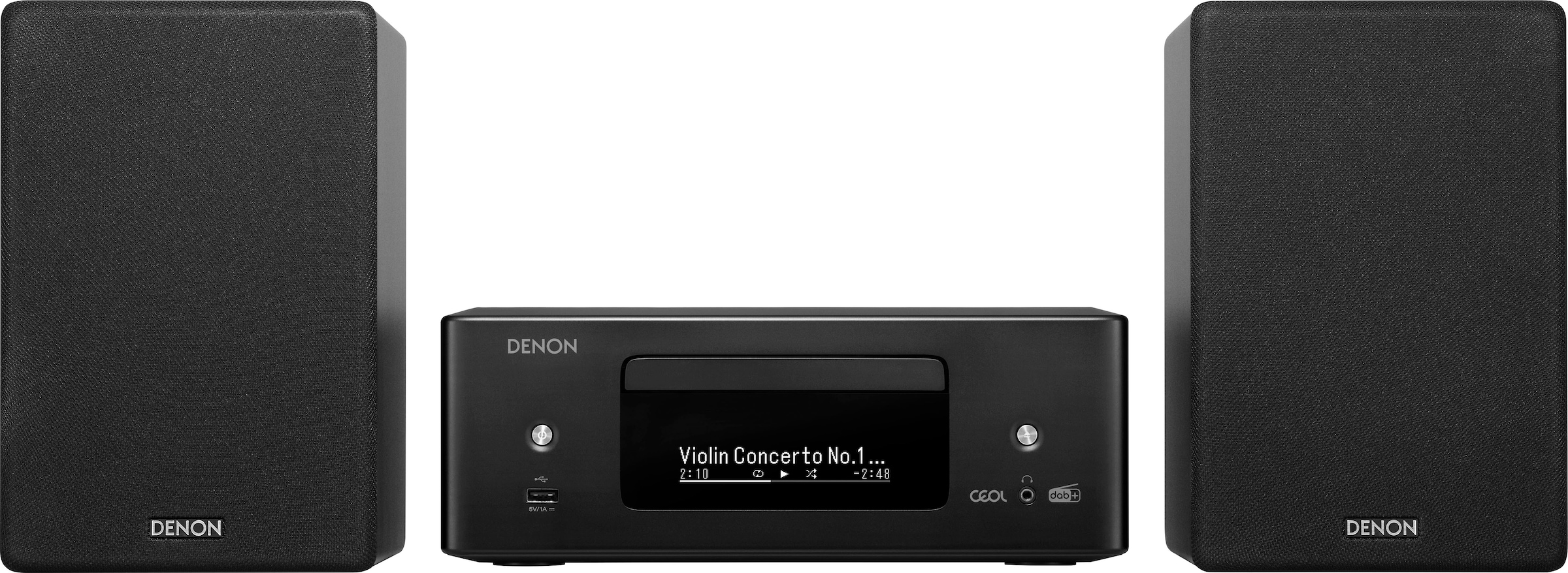 Denon Netzwerkplayer »RCD-N12DAB«, (Bluetooth-NFC-WLAN)