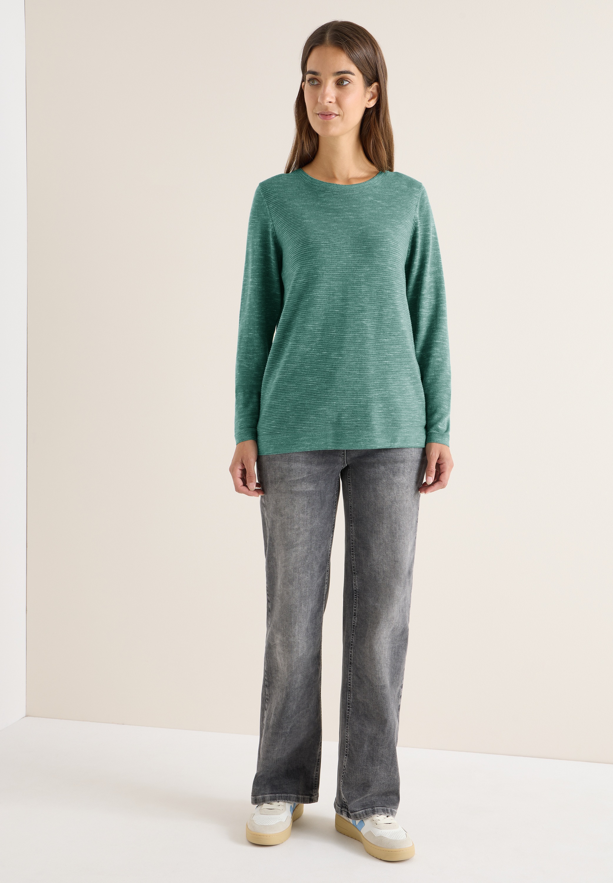 Cecil Strickpullover, mit Rundhalsausschnitt