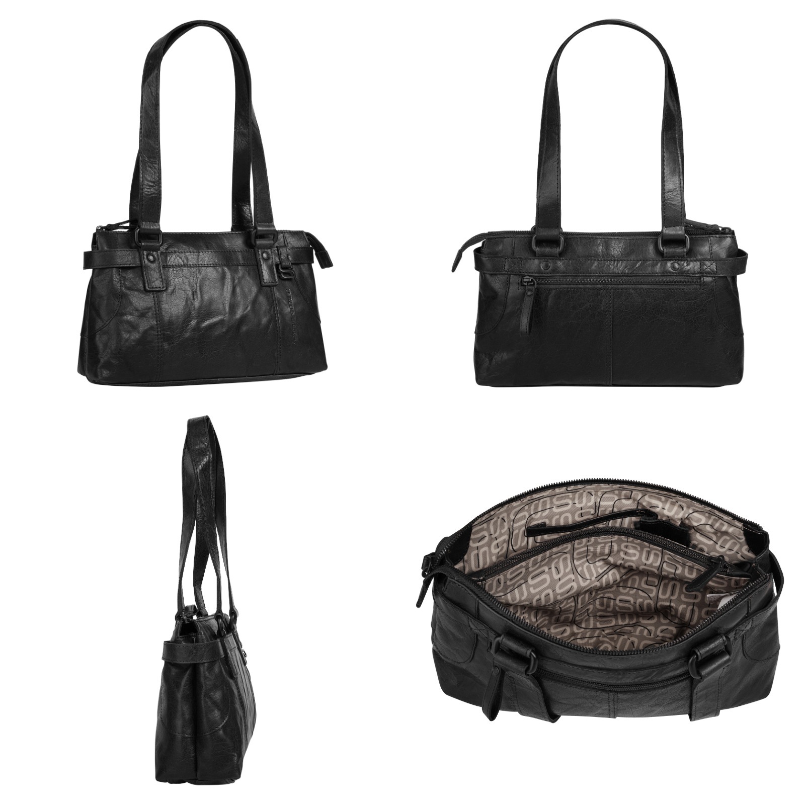 Spikes & Sparrow Henkeltasche, echt Leder günstig online kaufen