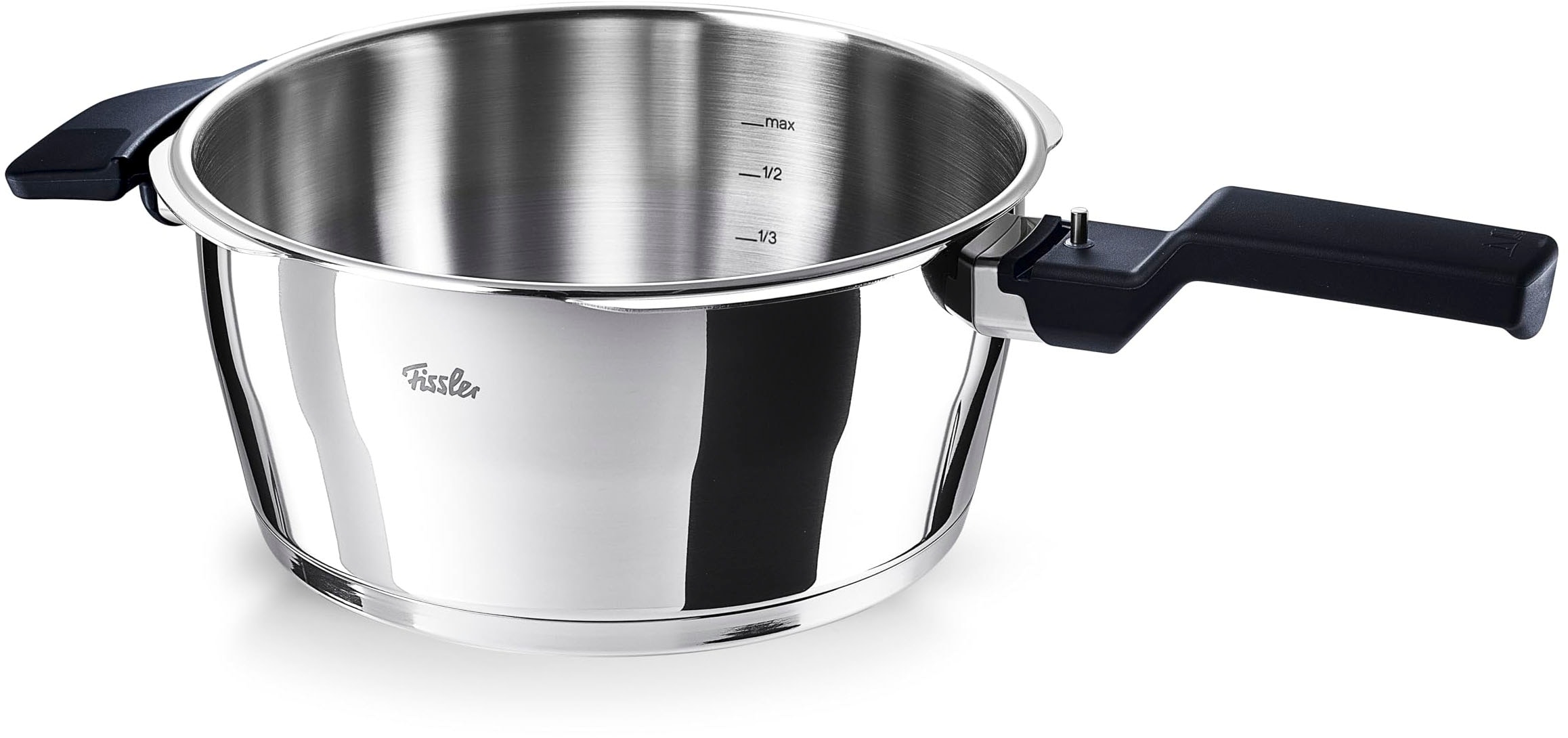 Fissler Schnellkochtopf »Vitaquick®«, Edelstahl 18/10, (Set, 4 tlg., 1 Schnellkochtopf 6 L, 1 Schnellbratpfanne 3,5 L, 1 Metalldeckel), Made in Germany