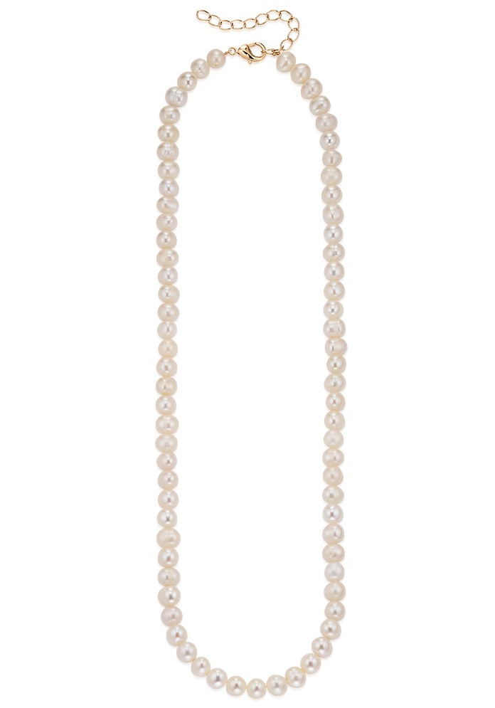 KangaROOS Perlenkette »Schmuck Geschenk, Halskette Perle unisex verstellbar«, mit Süßwasserzuchtperle