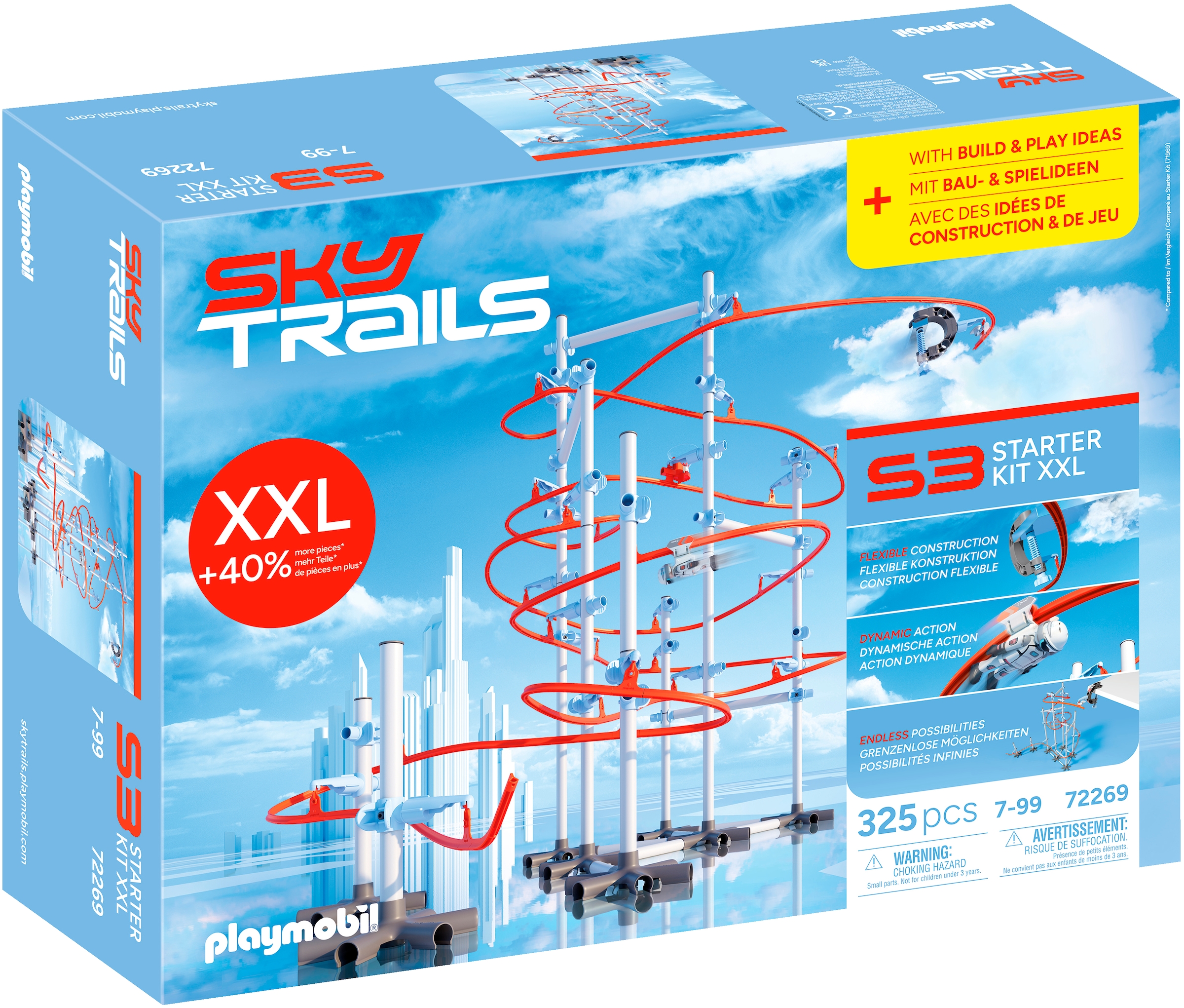 Playmobil® Konstruktions-Spielset »Starter Kit XXL (72269), SkyTrails« Made in Europe