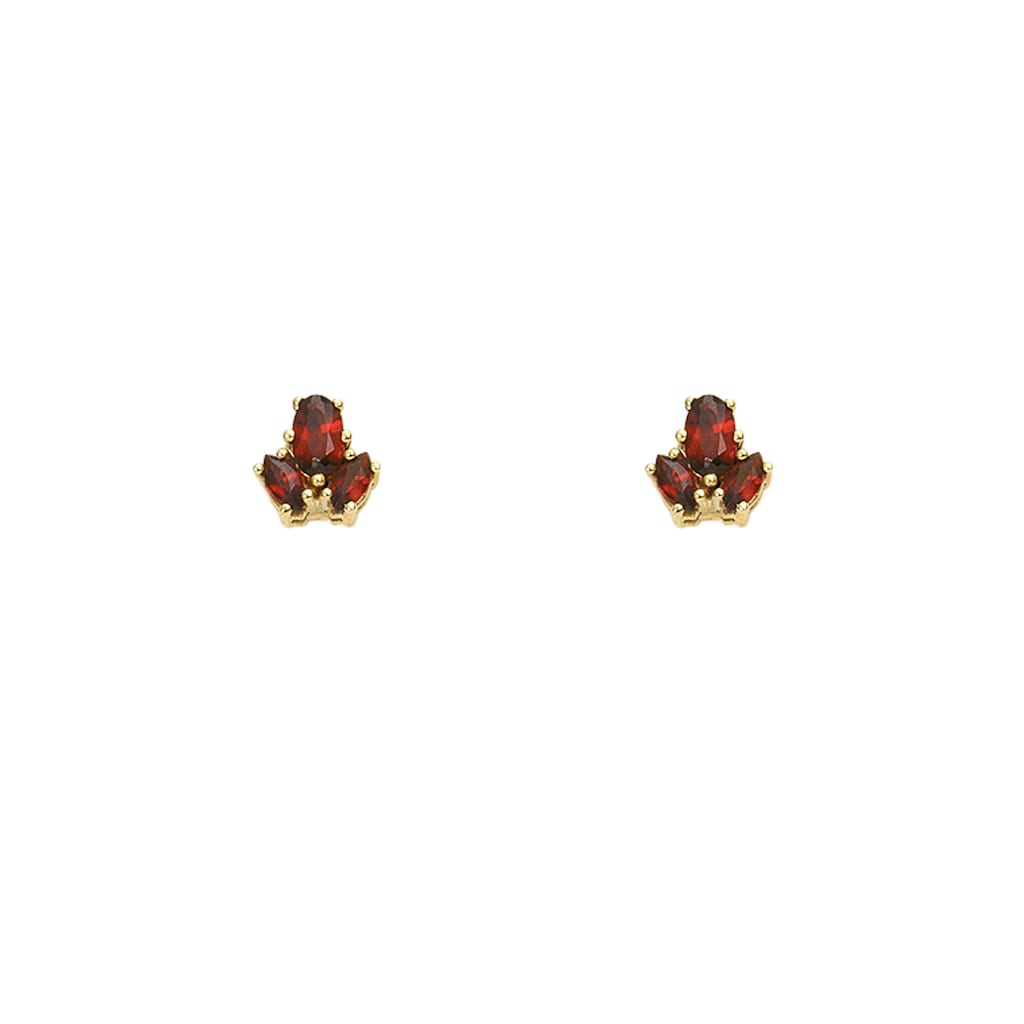 Adelia´s Paar Ohrhänger »333 Gold Ohrringe Ohrstecker« mit Granat Goldschmuck für Damen Adelia´s Paar Ohrhänger »333 Gold Ohrringe Ohrstecker« mit Granat Goldschmuck für Damen