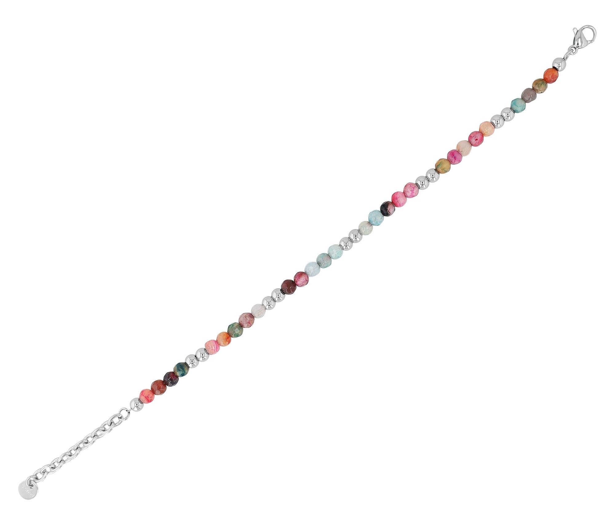 Armband ADELIA´S "Damen Armband aus Edelstahl 17 cm", silber, Armbänder, Damen, 17cm, Edelstahl, Armband, Ideal zum Verschenken – schlicht und stilvoll