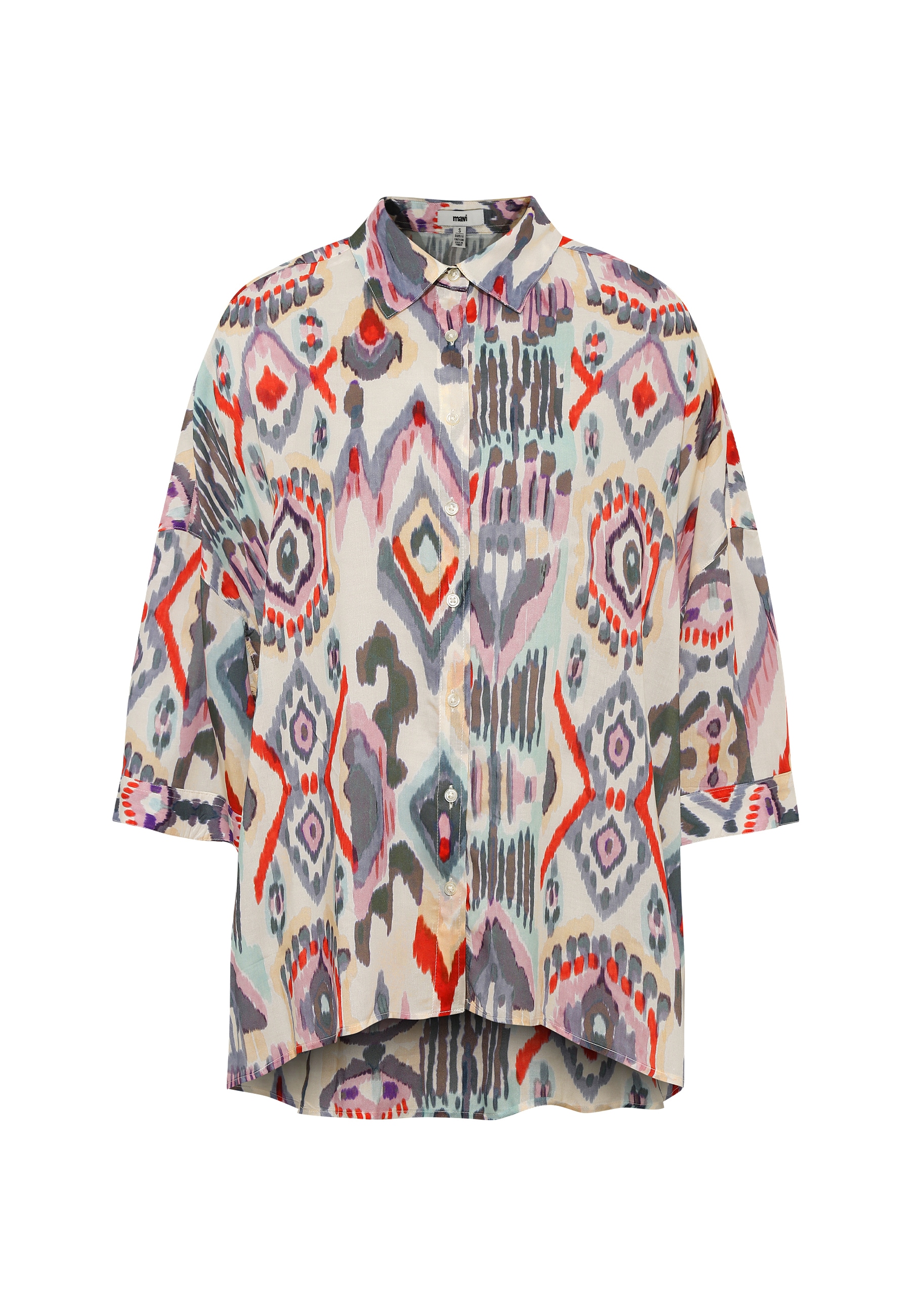 Mavi Langarmbluse »LONG SLEEVE SHIRT«, Print Bluse