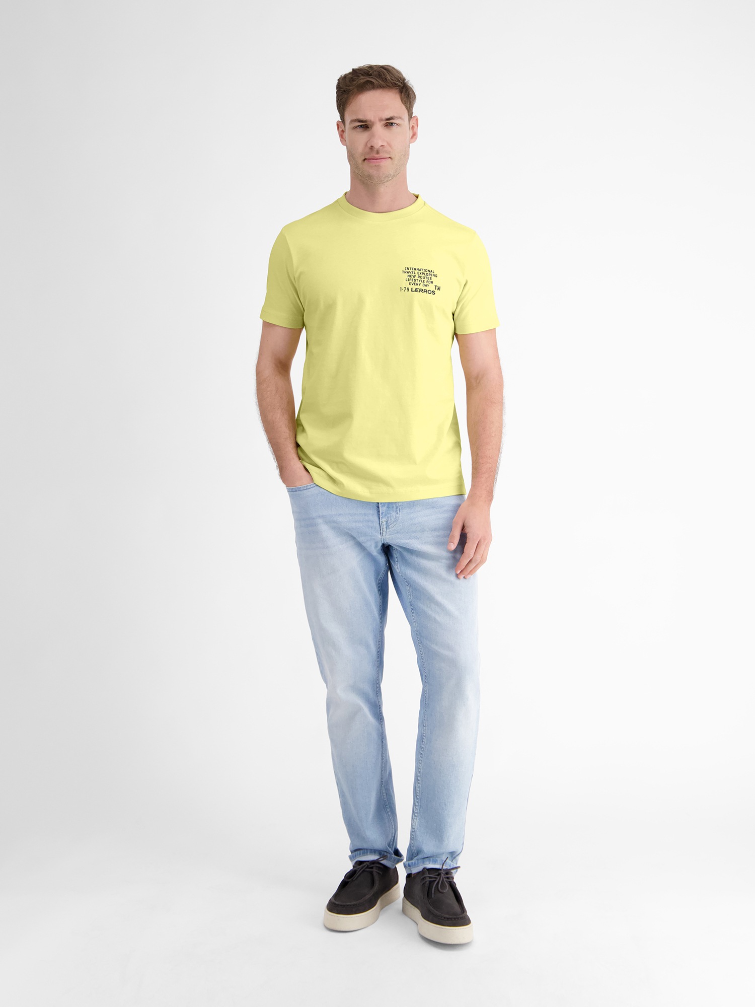 LERROS T-Shirt »Herren T-Shirt in weicher Jerseyqualität«