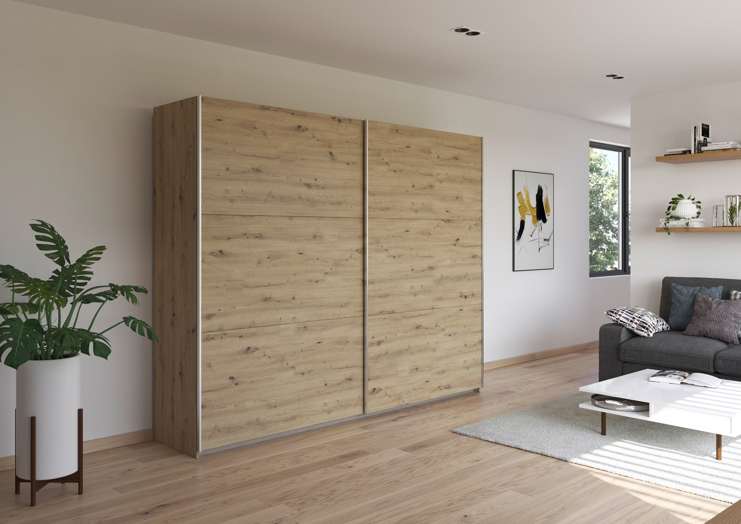 rauch Schwebetürenschrank "Kleiderschrank Schrank Breiten 131/175/218/261 c günstig online kaufen