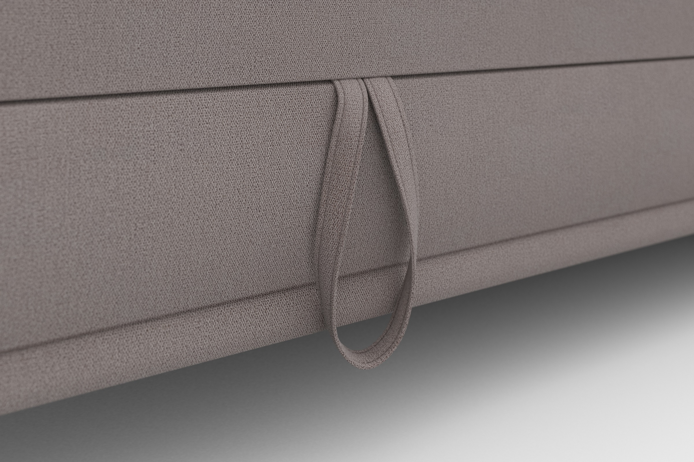 sit&more Ecksofa »Cabrio L-Form, mit Sitztiefenverstellung, Arm- und Kopfteilverstellung«, 2 Nierenkissen, Federkern, optional Bettfunktion und Stauraum