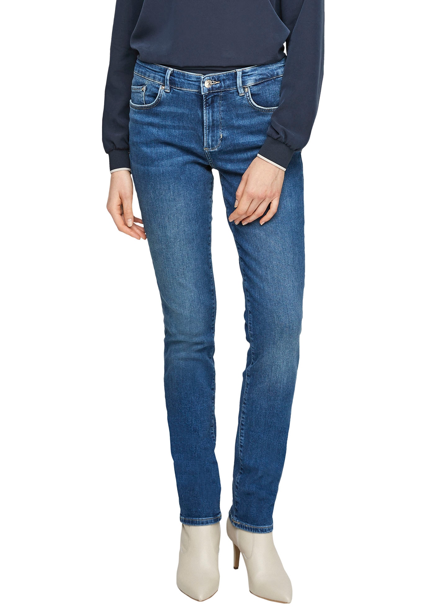 s.Oliver Slim-fit-Jeans "Betsy", in Basic 5-Pocket Form