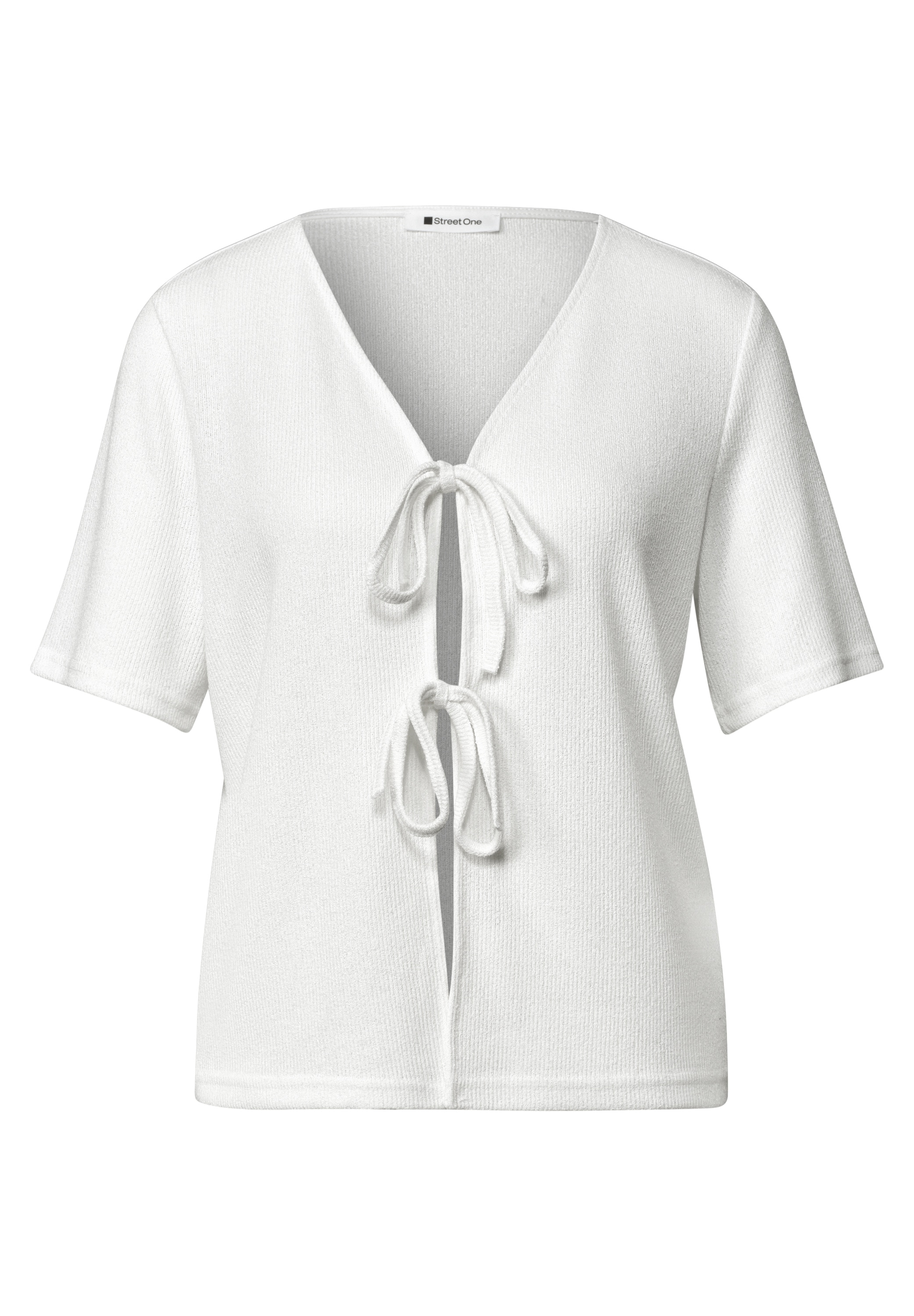 STREET ONE Strickjacke Viskosemix mit Stretchanteil