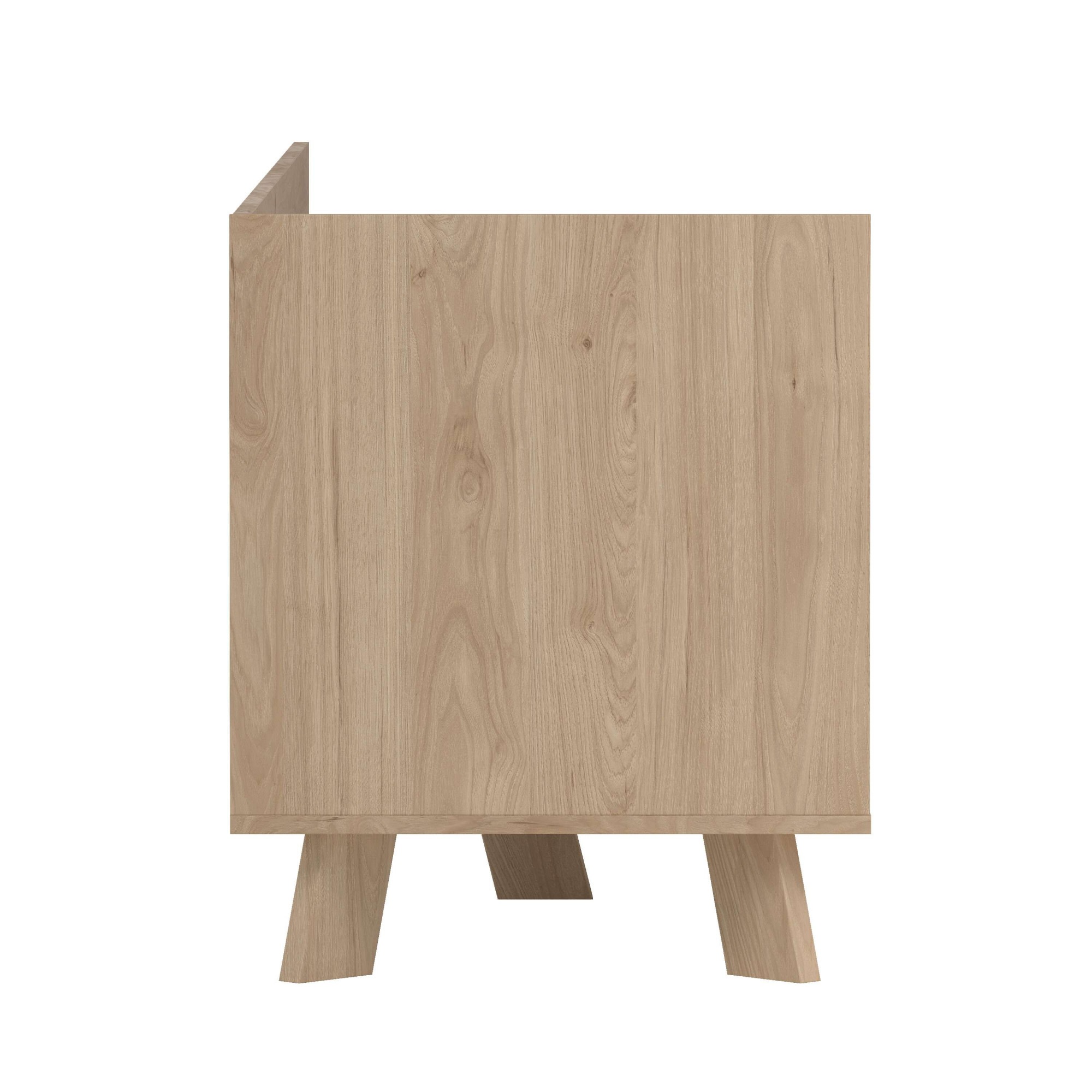 andas Lowboard »Ikast TV-Möbel, Sideboard, TV-Unit, Fernsehschrank, TV-Element«, TV-Kommode, 1 Tür, 2 Schubladen, Breite 182 cm, Höhe 61,6 cm