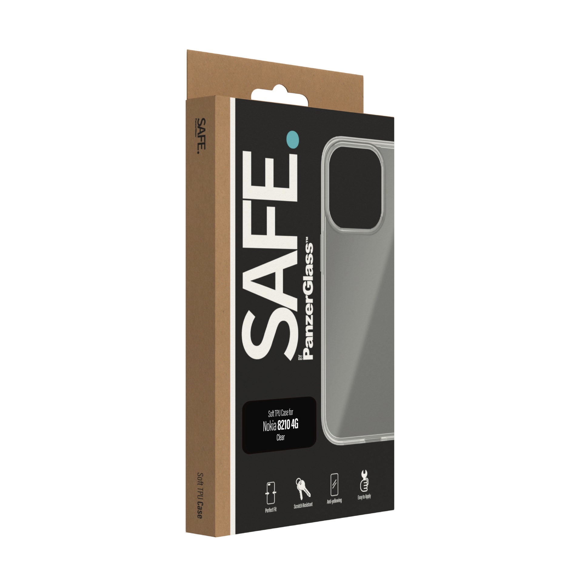 SAFE by PanzerGlass Handyhülle »Soft TPU Case für Nokia 8210 Libra«, Backcover, Schutzhülle, Handyschutzhülle, Case, Schutzcase, stoßfest